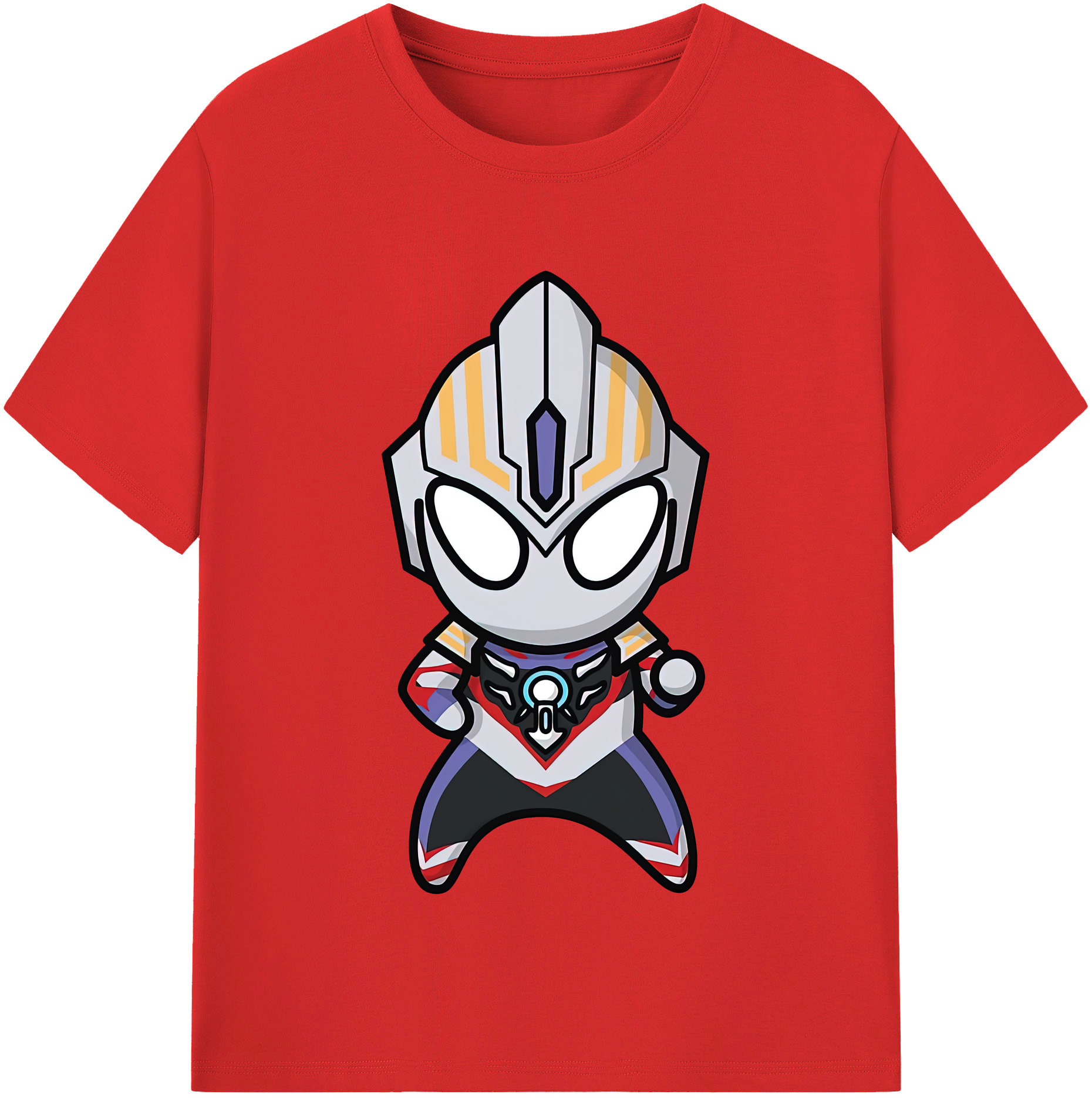 （画像用） ウルトラマン Ultraman レディースカジュアルプリントTシャツ（綿100％）