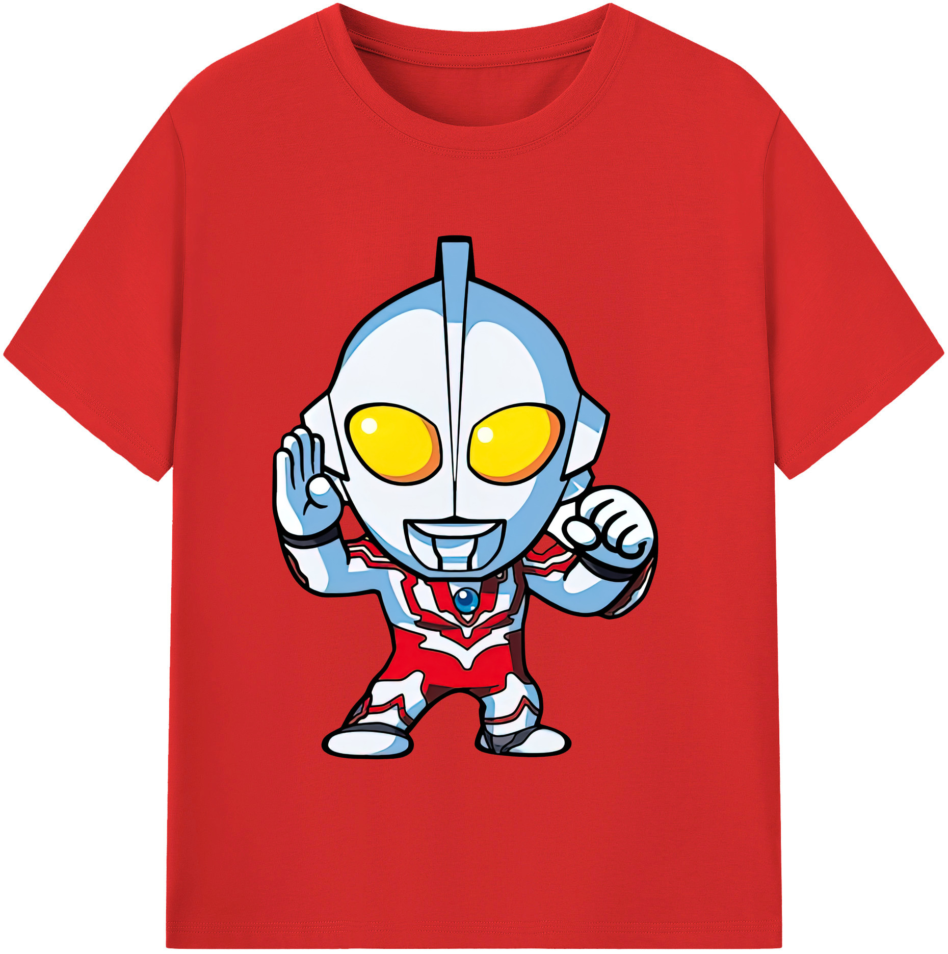 （画像用） ウルトラマン Ultraman レディースカジュアルプリントTシャツ（綿100％）