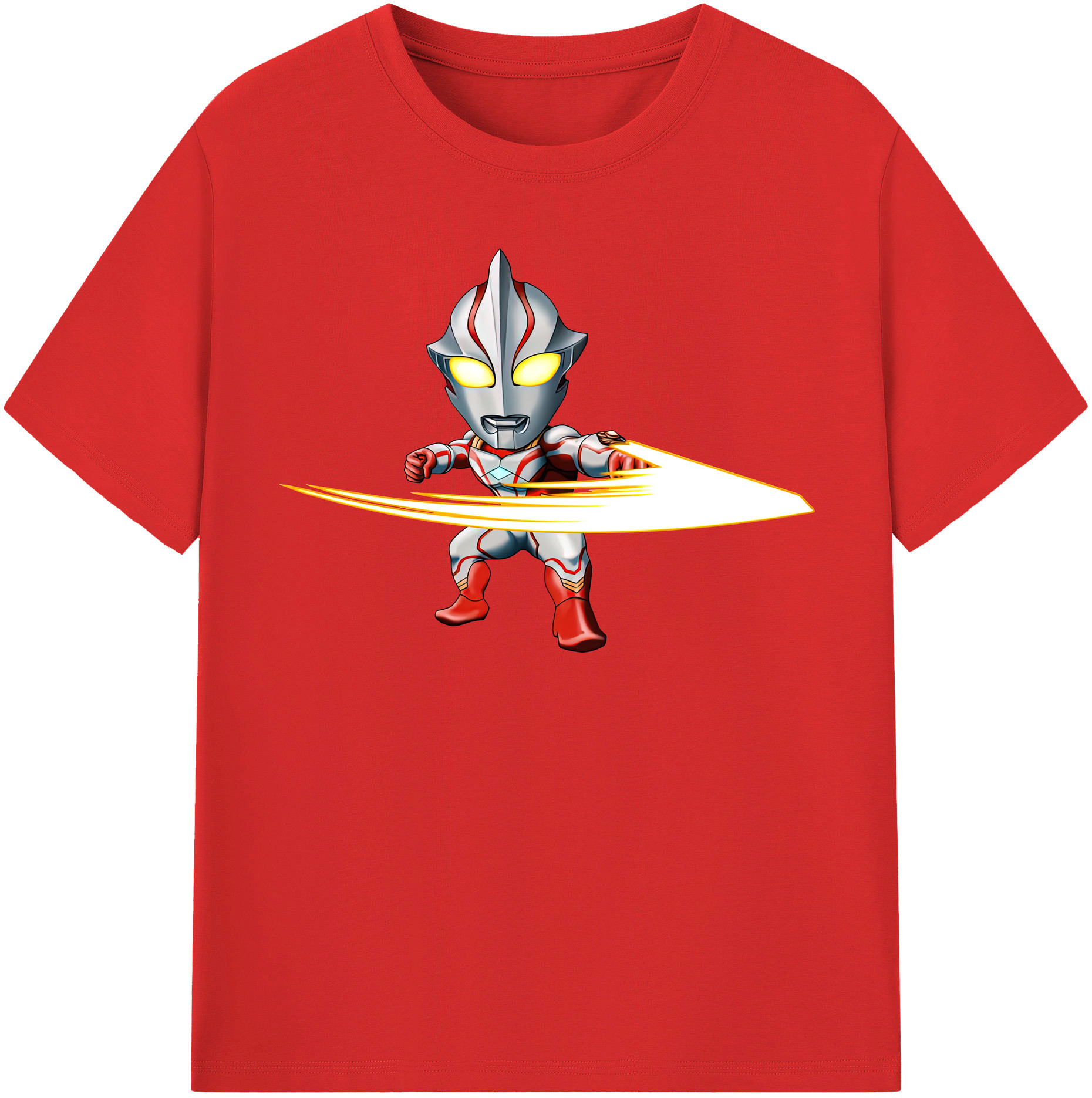 （画像用） ウルトラマン Ultraman レディースカジュアルプリントTシャツ（綿100％）