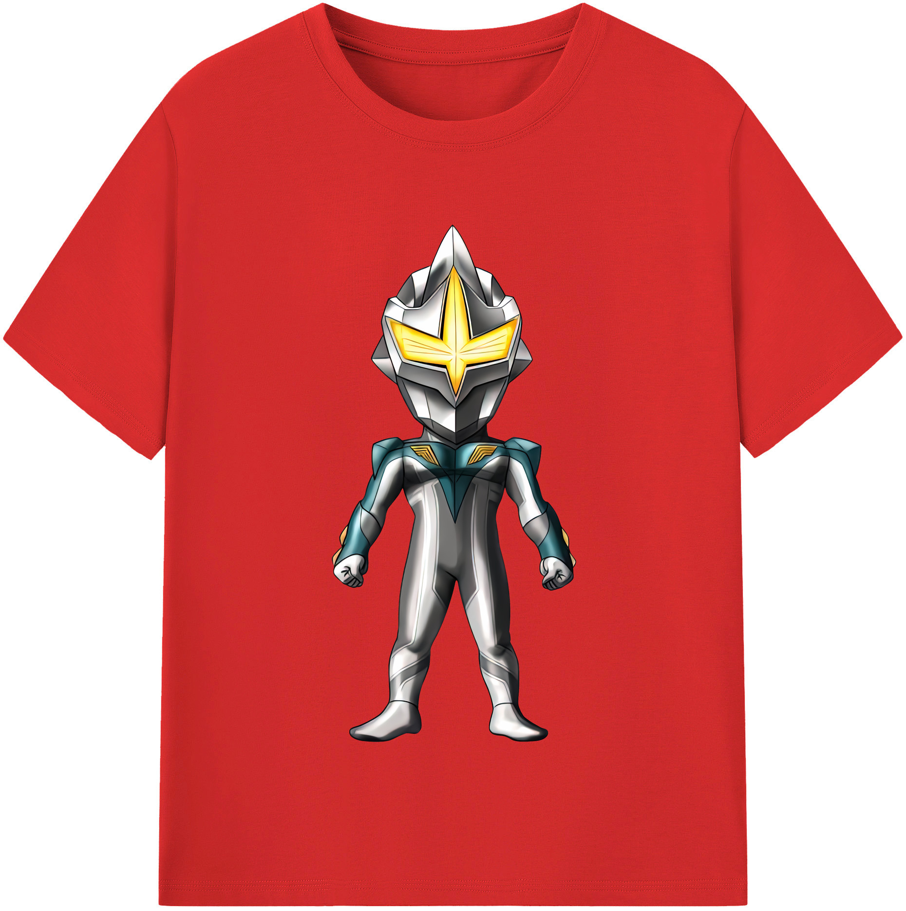 （画像用） ウルトラマン Ultraman レディースカジュアルプリントTシャツ（綿100％）