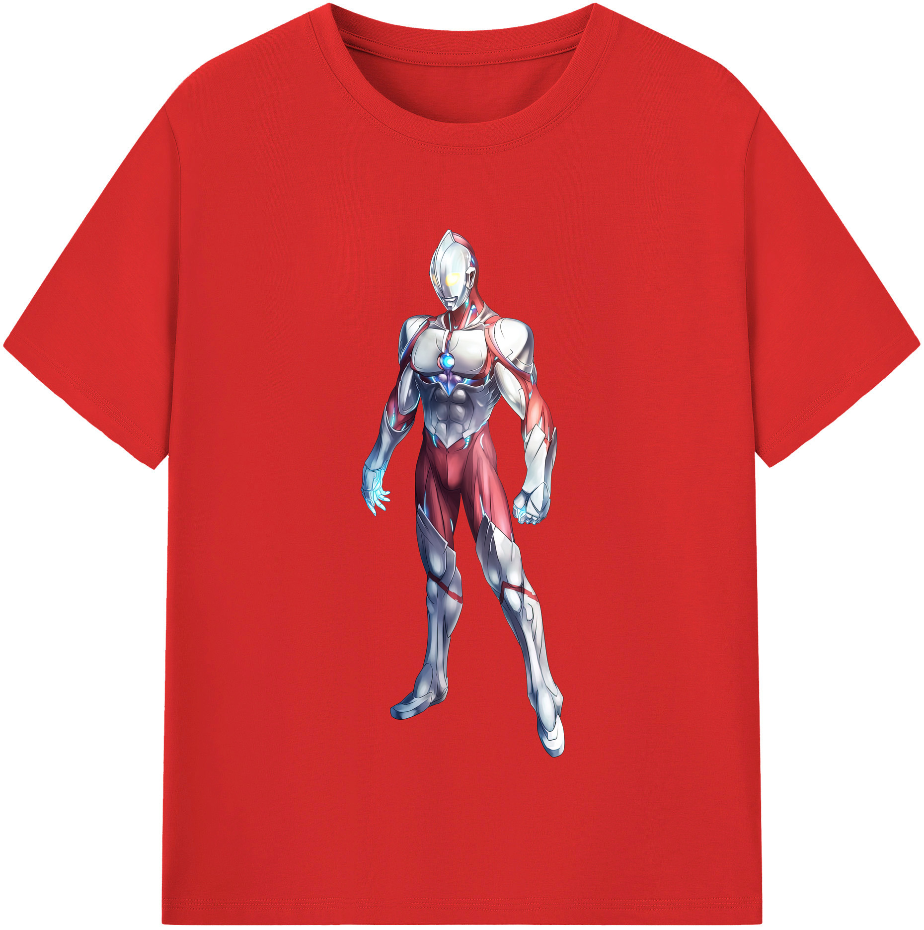 （画像用） ウルトラマン Ultraman レディースカジュアルプリントTシャツ（綿100％）