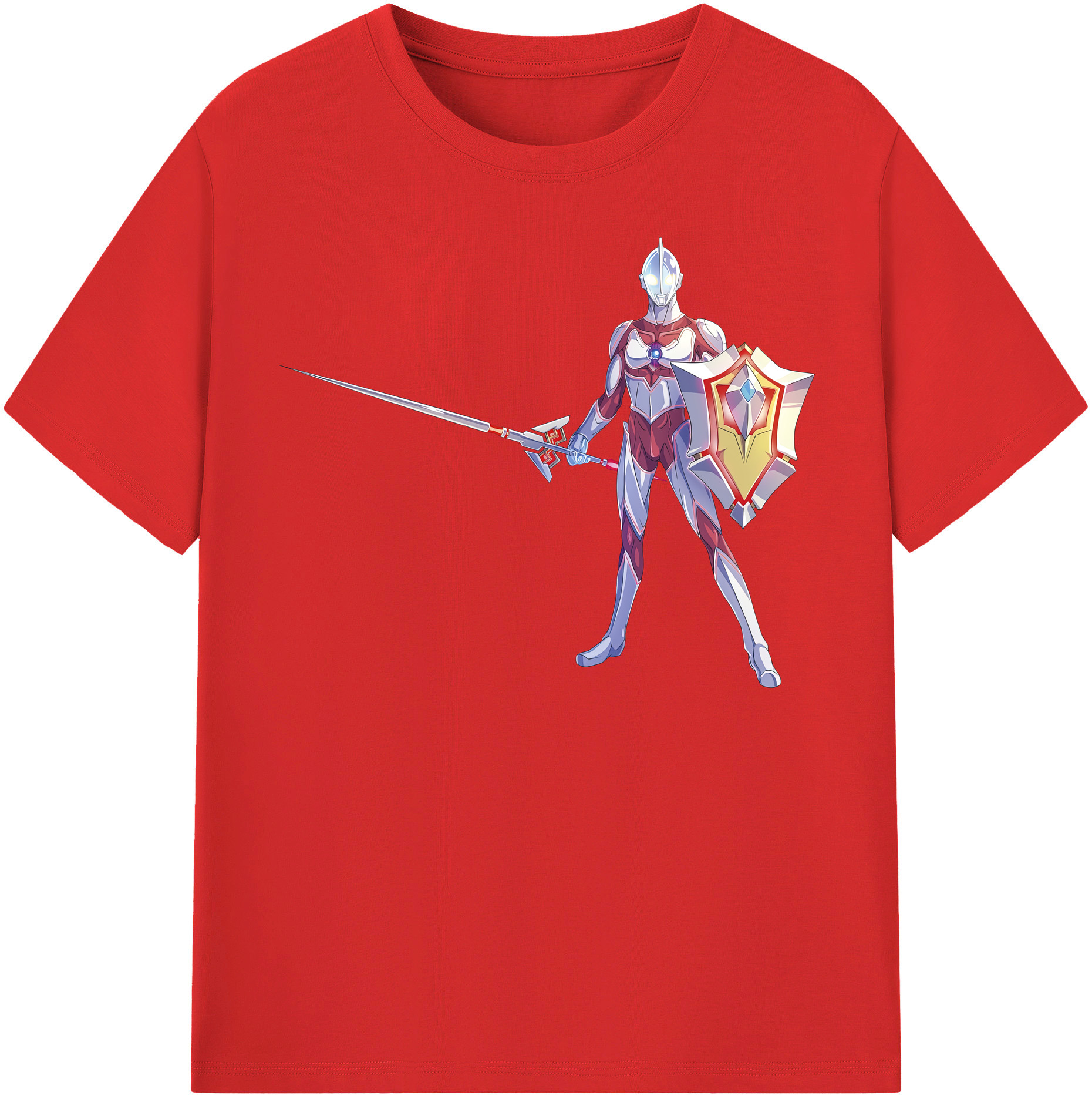 （画像用） ウルトラマン Ultraman レディースカジュアルプリントTシャツ（綿100％）
