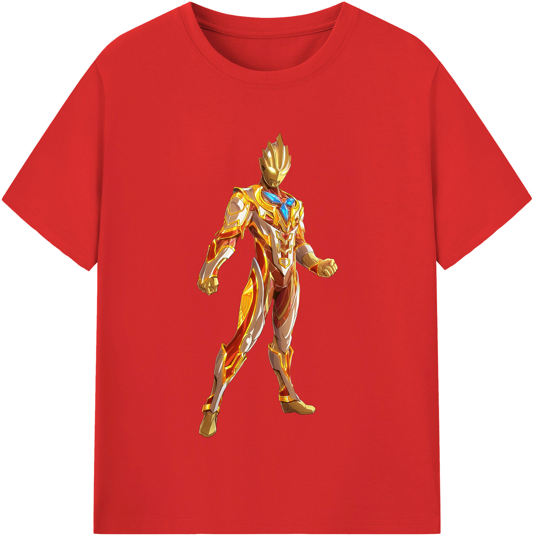 （画像用） ウルトラマン Ultraman レディースカジュアルプリントTシャツ（綿100％）