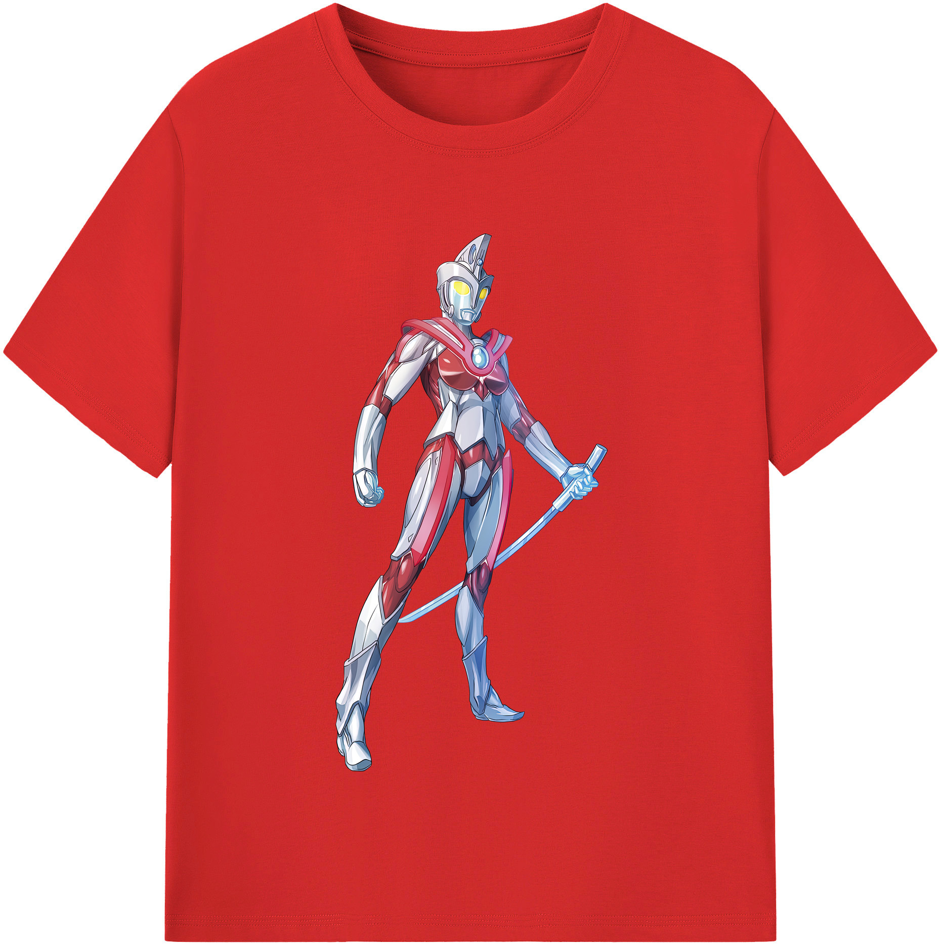 （画像用） ウルトラマン Ultraman レディースカジュアルプリントTシャツ（綿100％）