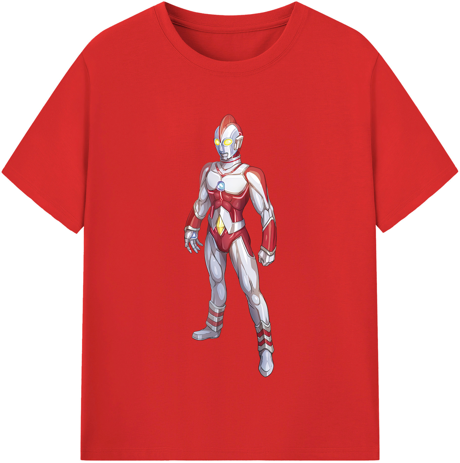 （画像用） ウルトラマン Ultraman レディースカジュアルプリントTシャツ（綿100％）