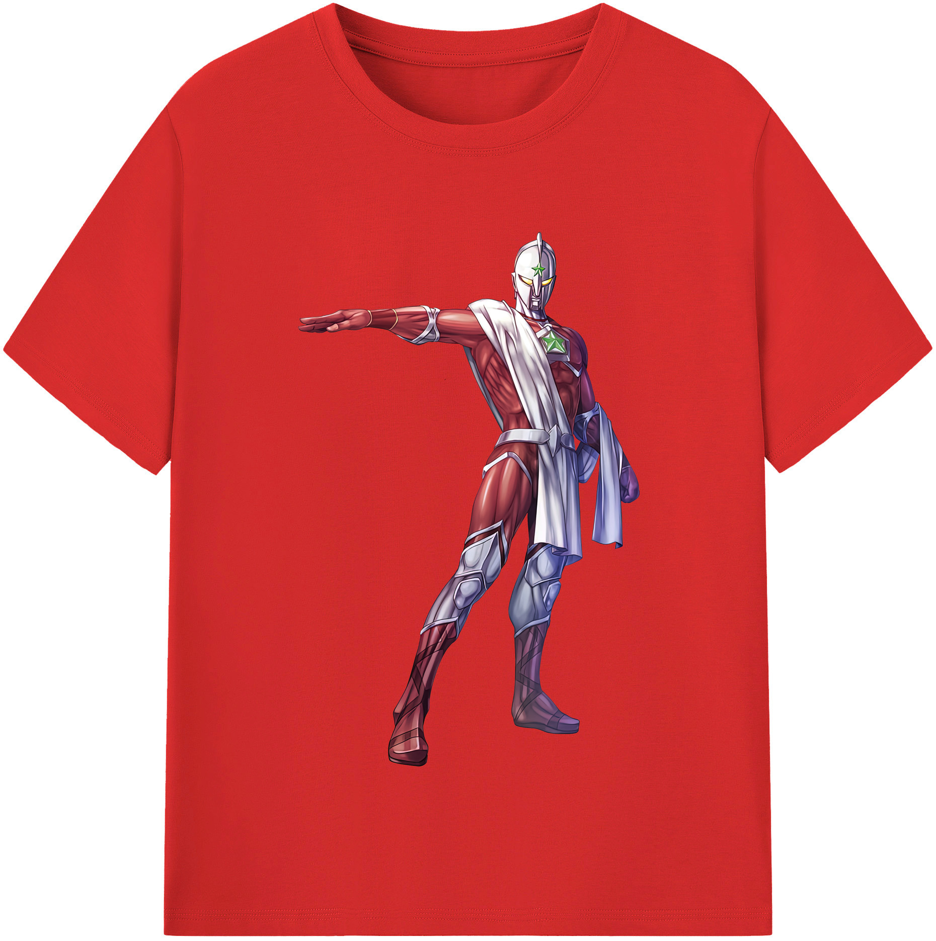 （画像用） ウルトラマン Ultraman レディースカジュアルプリントTシャツ（綿100％）