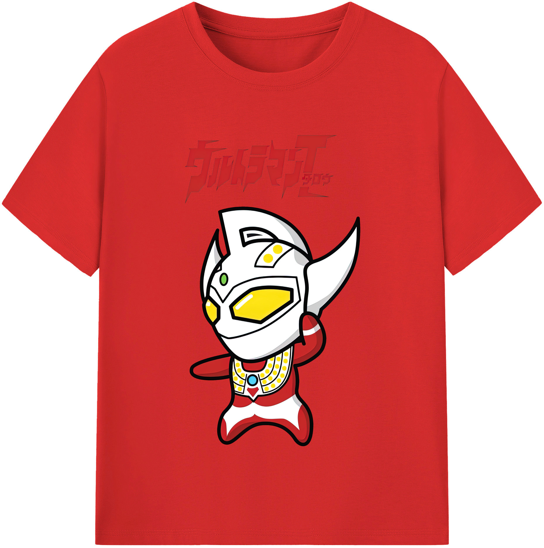 （画像用） ウルトラマン Ultraman レディースカジュアルプリントTシャツ（綿100％）
