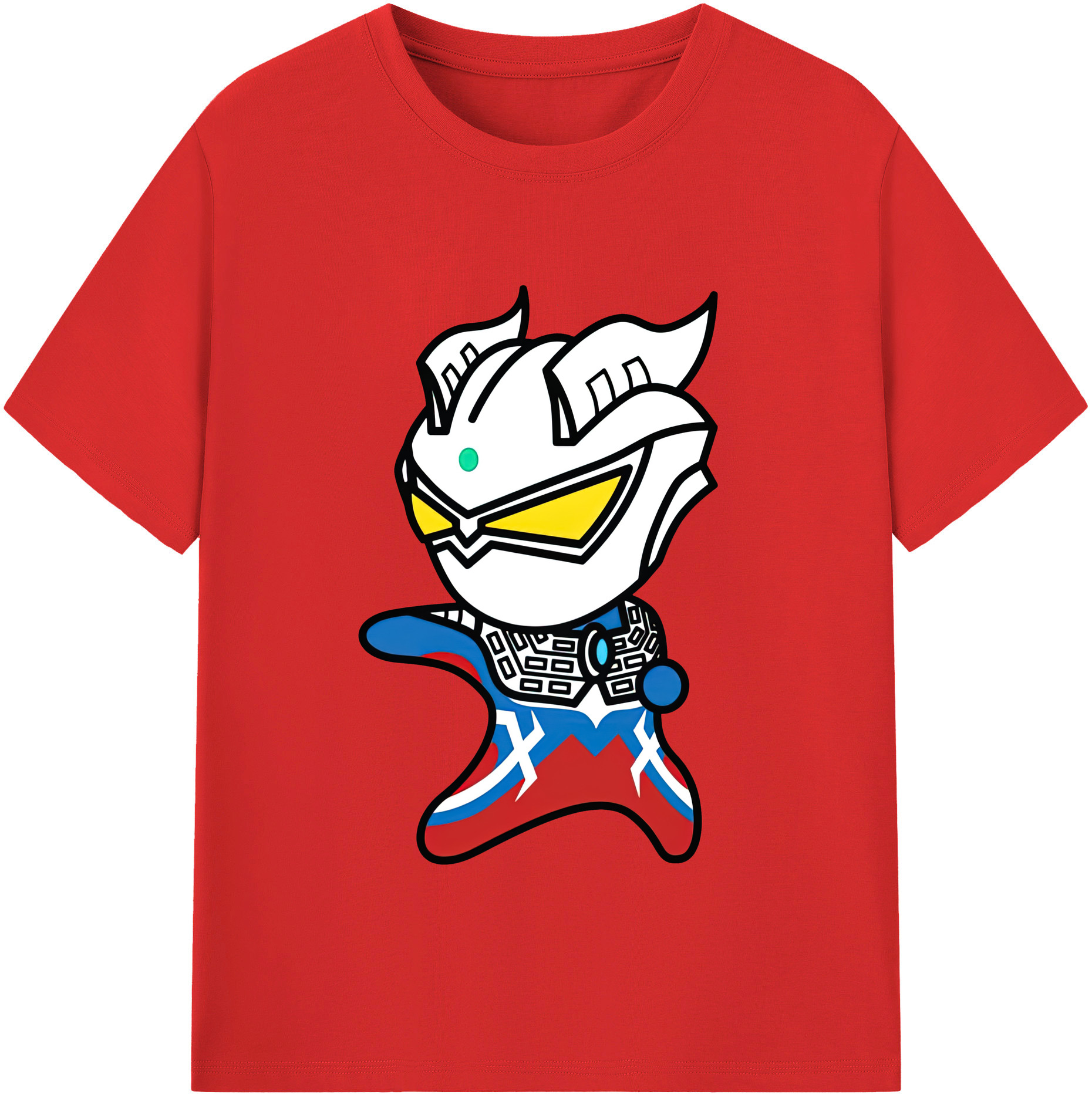 （画像用） ウルトラマン Ultraman レディースカジュアルプリントTシャツ（綿100％）