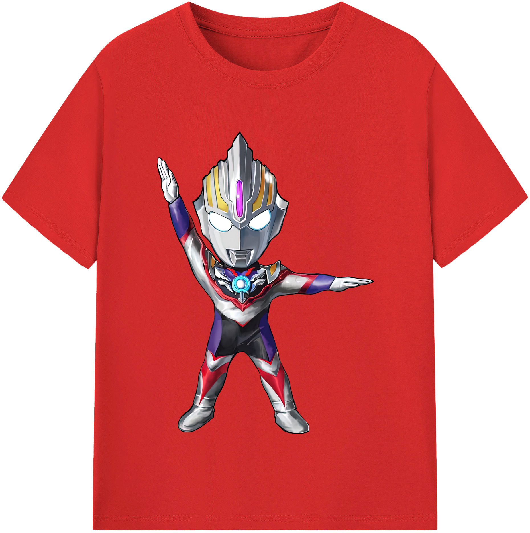 （画像用） ウルトラマン Ultraman レディースカジュアルプリントTシャツ（綿100％）