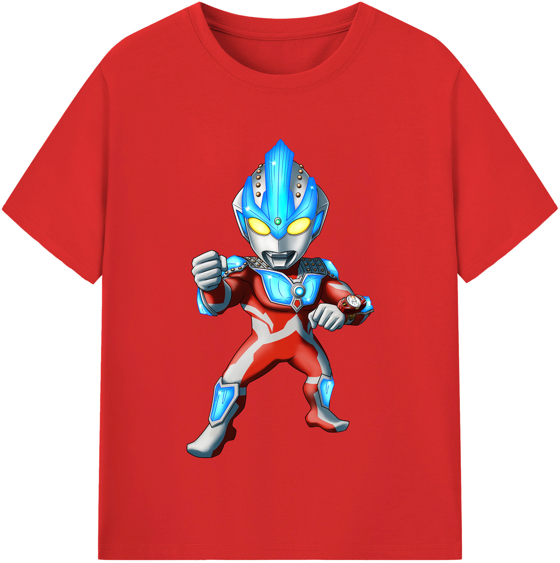 （画像用） ウルトラマン Ultraman レディースカジュアルプリントTシャツ（綿100％）