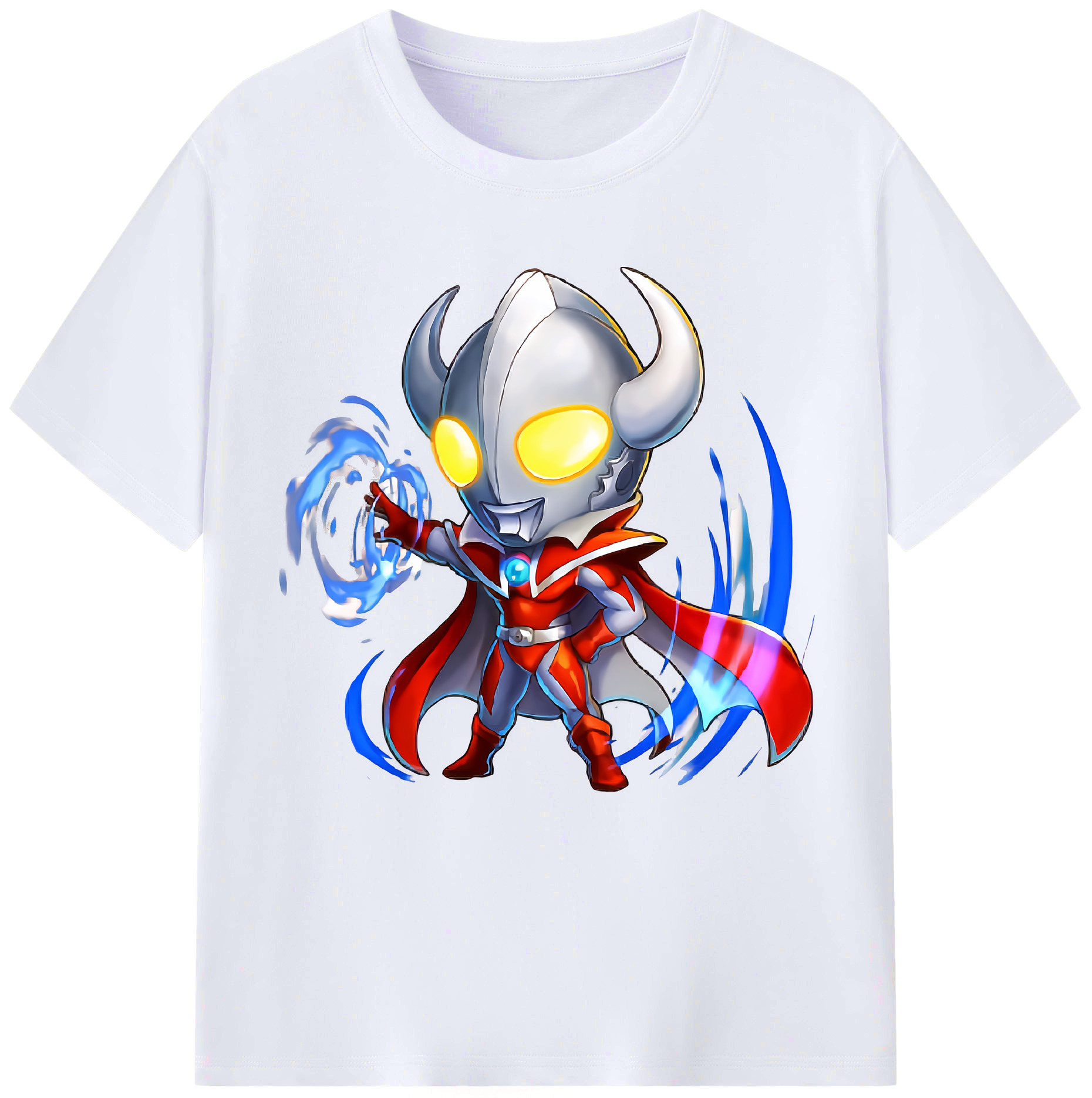 （画像用） ウルトラマン Ultraman レディースカジュアルプリントTシャツ（綿100％）