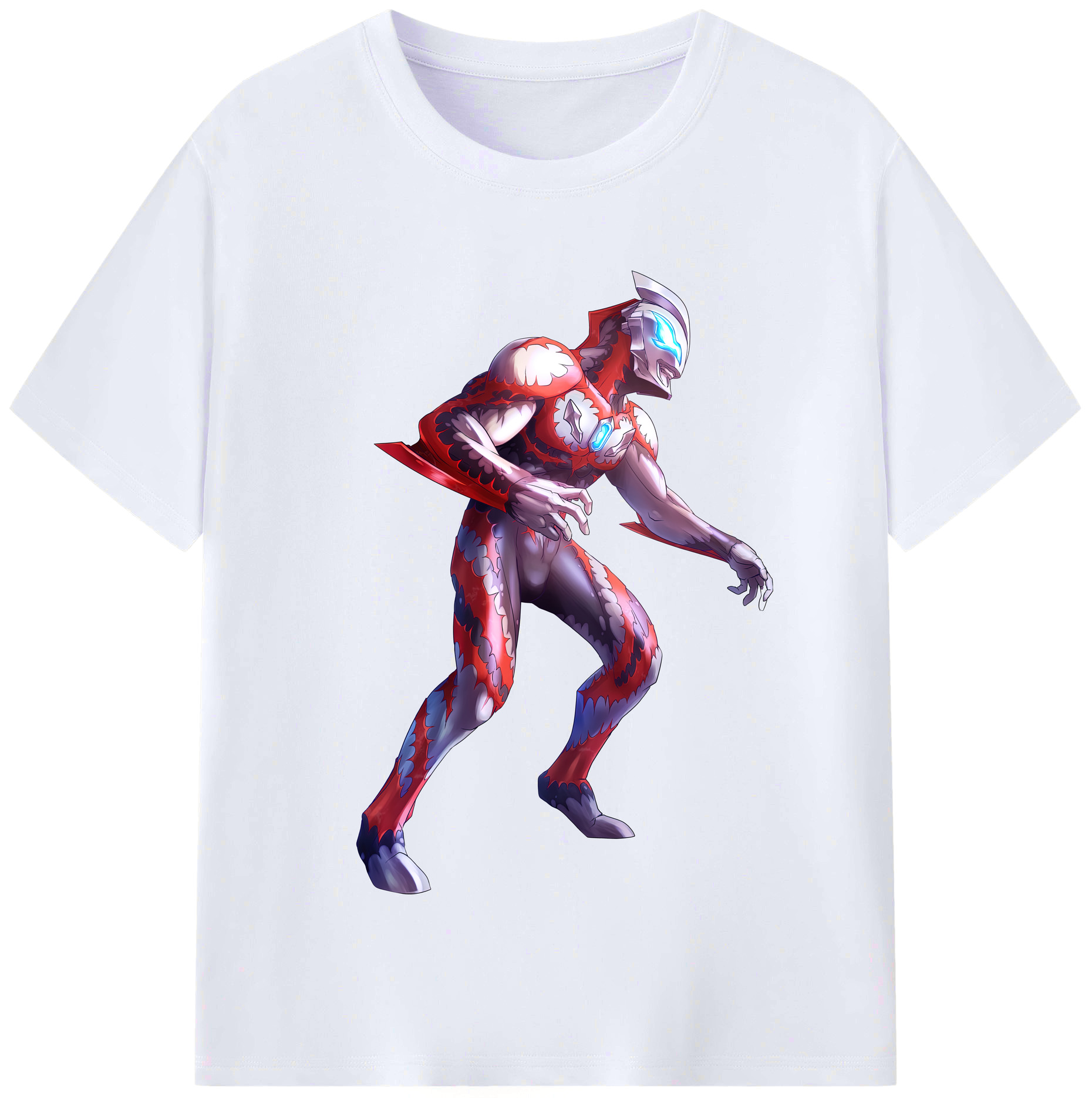（画像用） ウルトラマン Ultraman レディースカジュアルプリントTシャツ（綿100％）