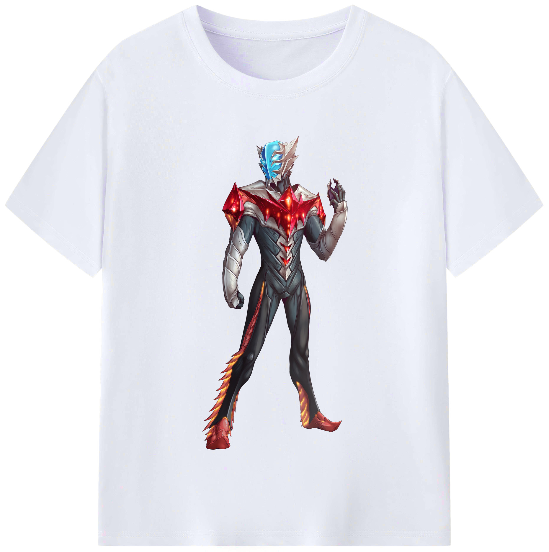 （画像用） ウルトラマン Ultraman レディースカジュアルプリントTシャツ（綿100％）