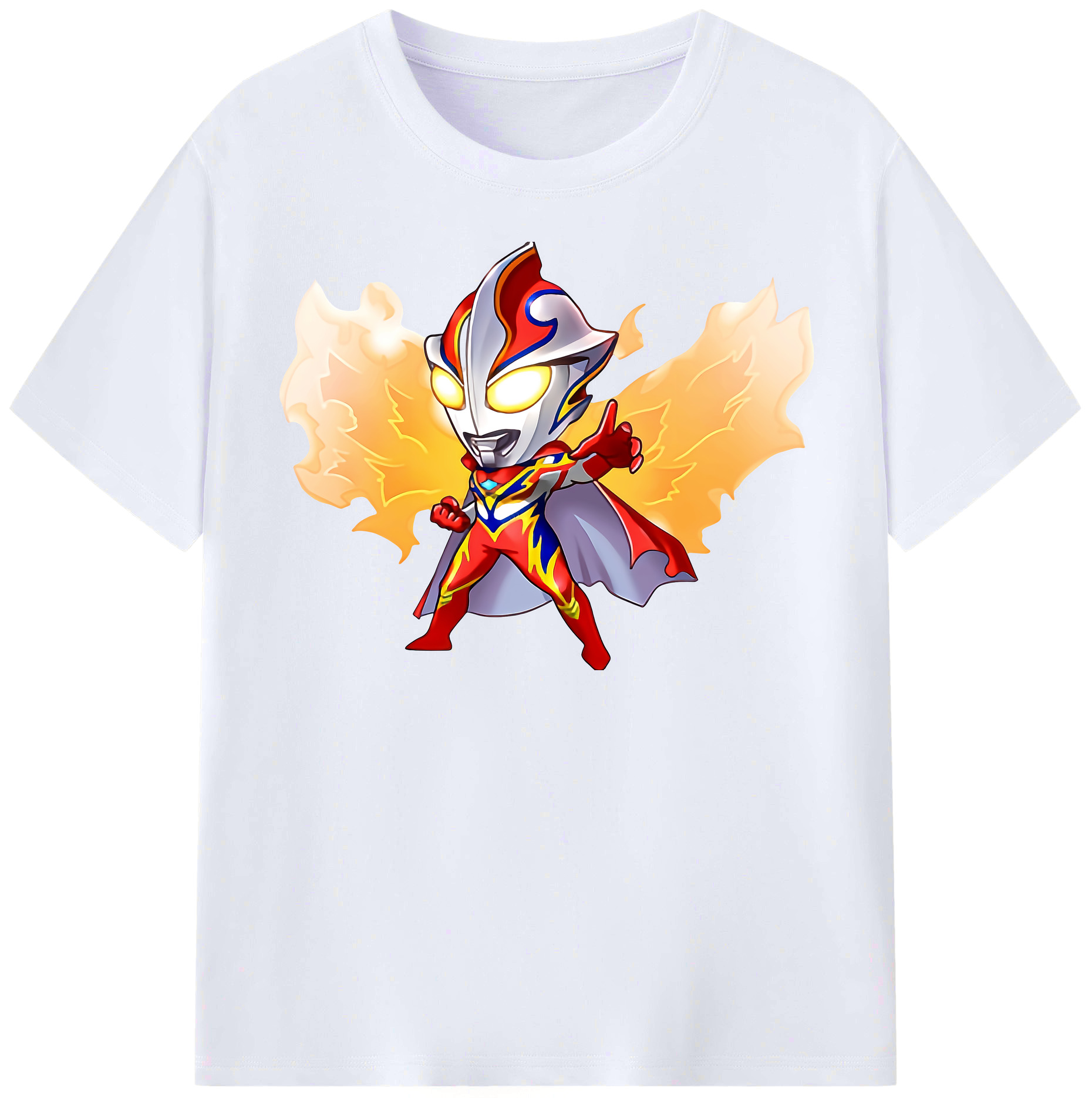 （画像用） ウルトラマン Ultraman レディースカジュアルプリントTシャツ（綿100％）