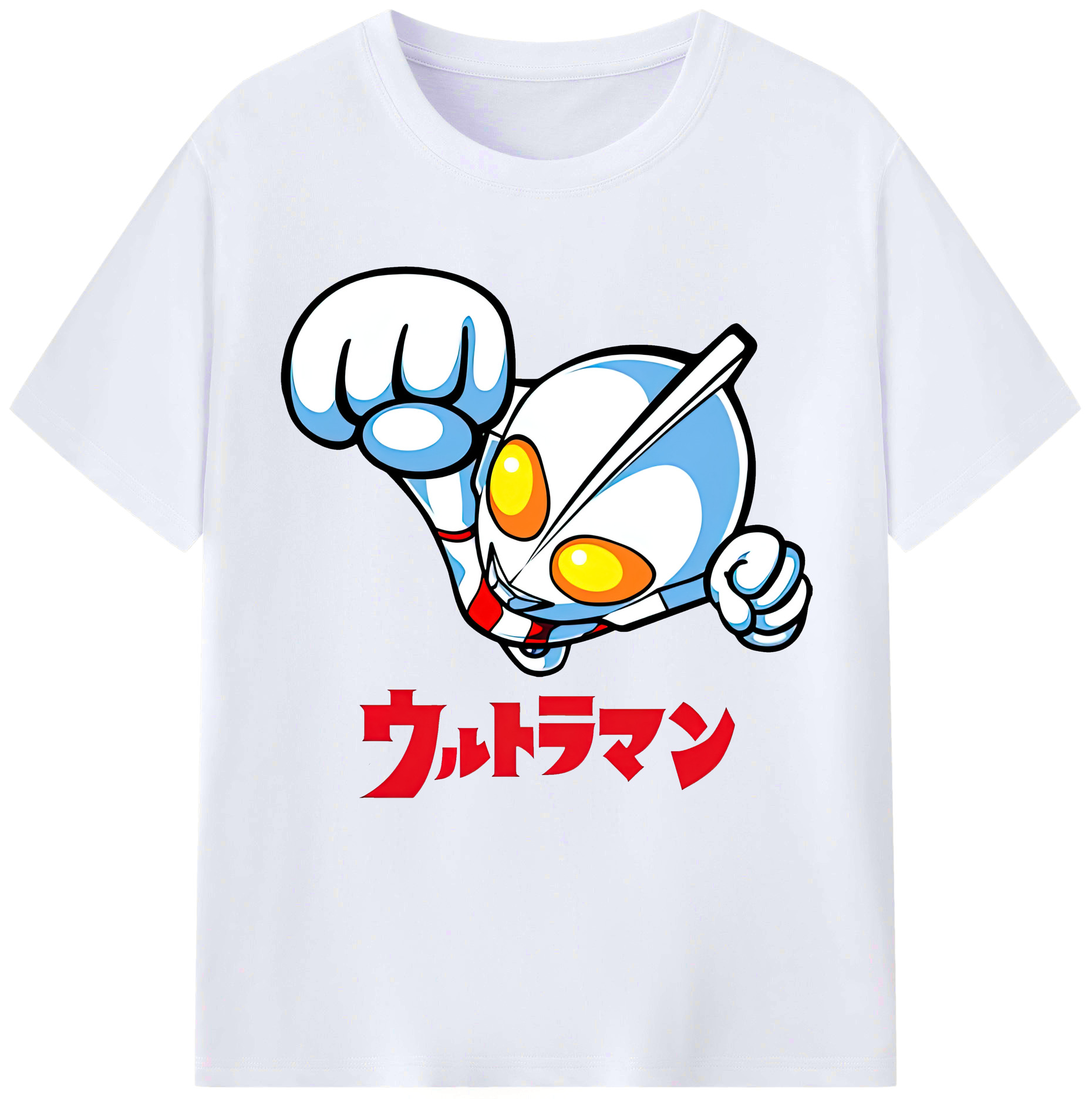 （画像用） ウルトラマン Ultraman レディースカジュアルプリントTシャツ（綿100％）
