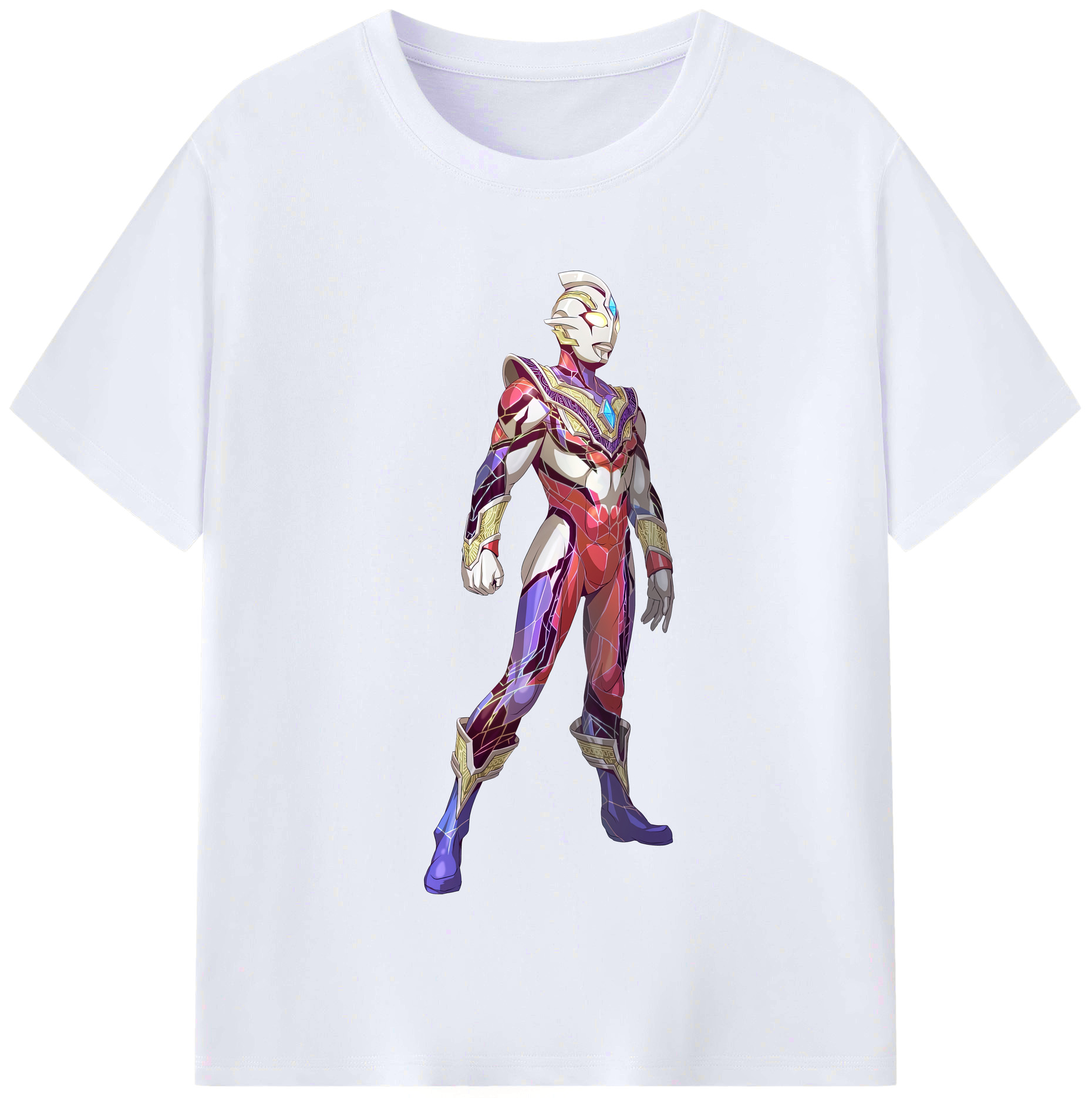 （画像用） ウルトラマン Ultraman レディースカジュアルプリントTシャツ（綿100％）
