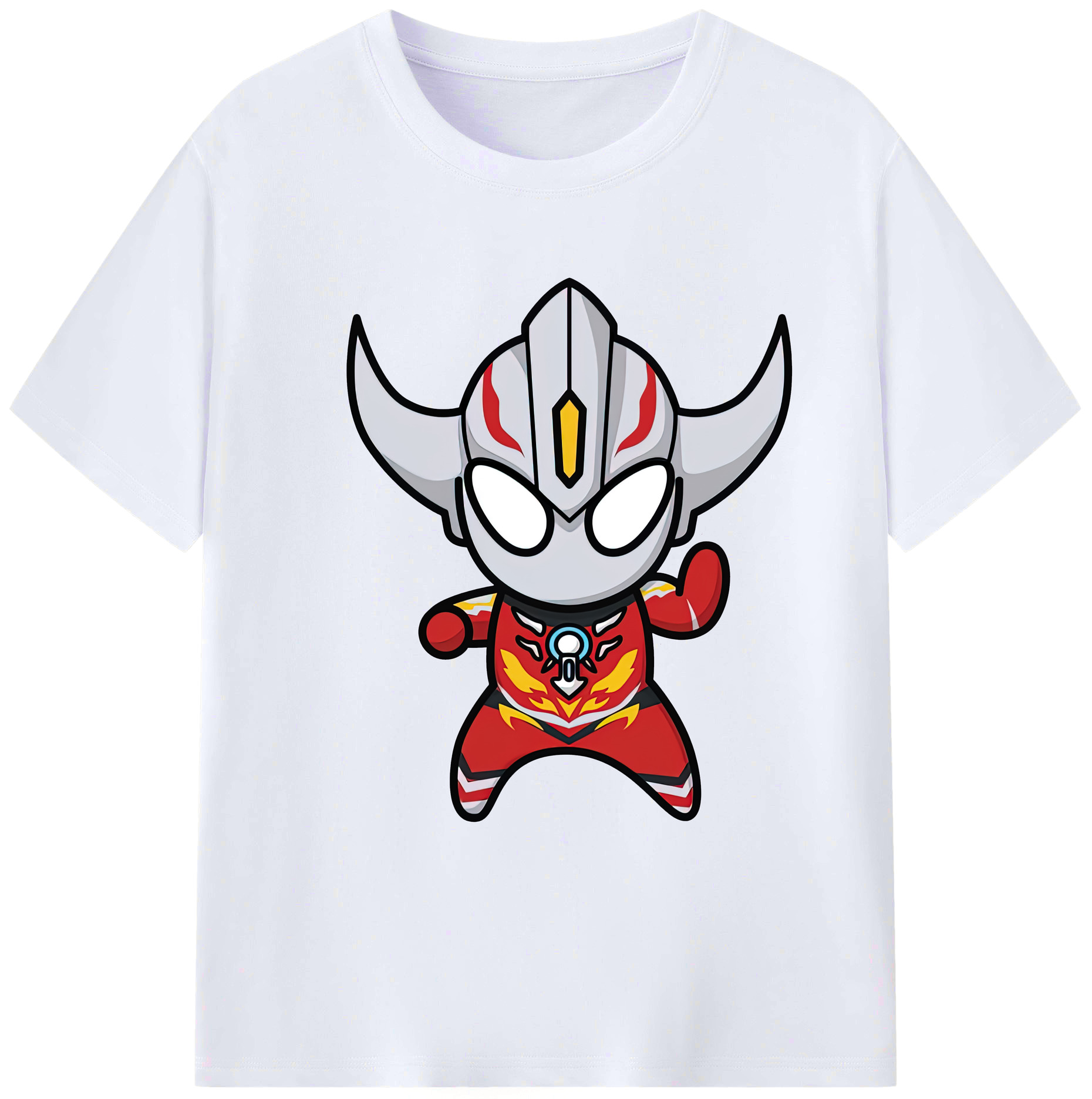 （画像用） ウルトラマン Ultraman レディースカジュアルプリントTシャツ（綿100％）