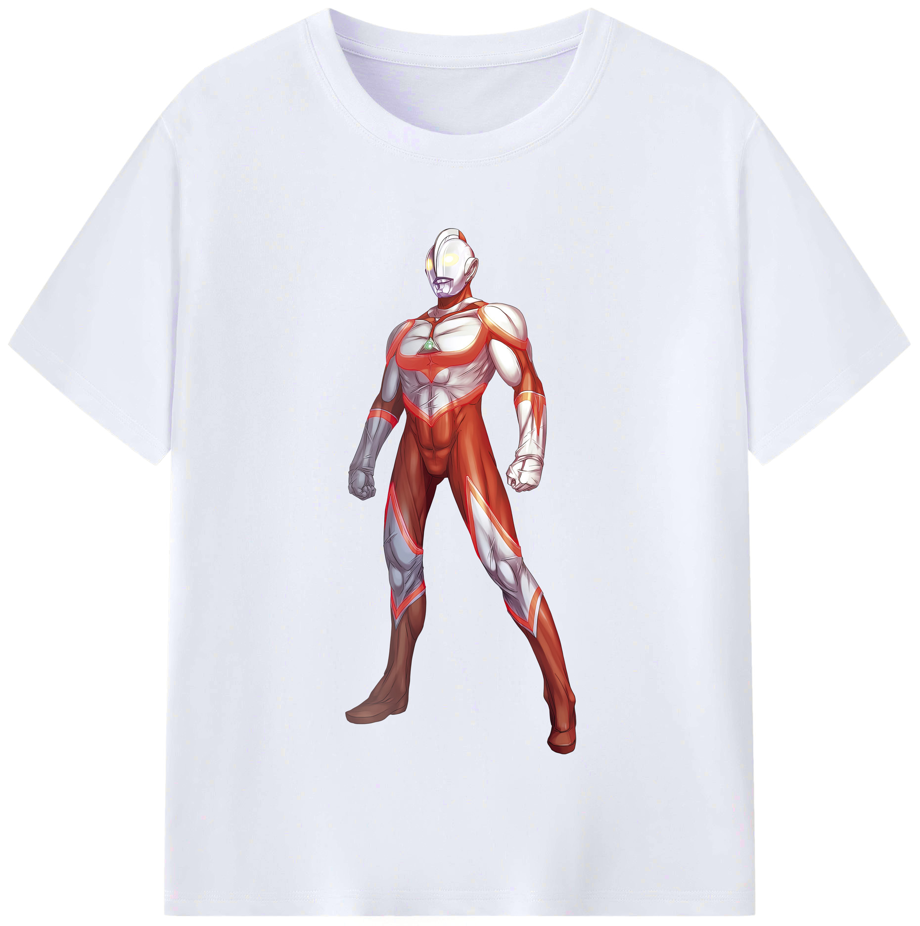 （画像用） ウルトラマン Ultraman レディースカジュアルプリントTシャツ（綿100％）