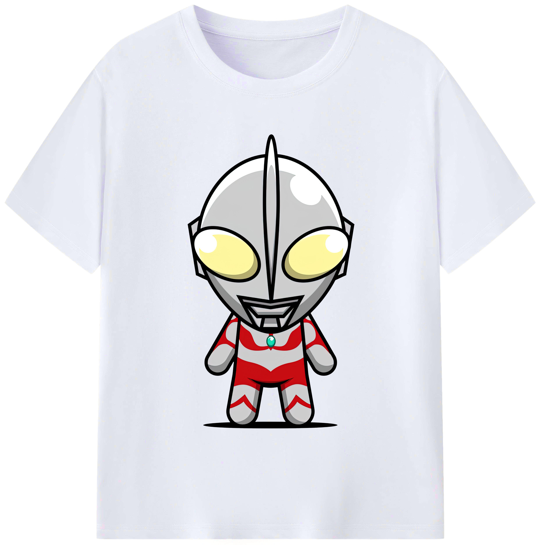 （画像用） ウルトラマン Ultraman レディースカジュアルプリントTシャツ（綿100％）