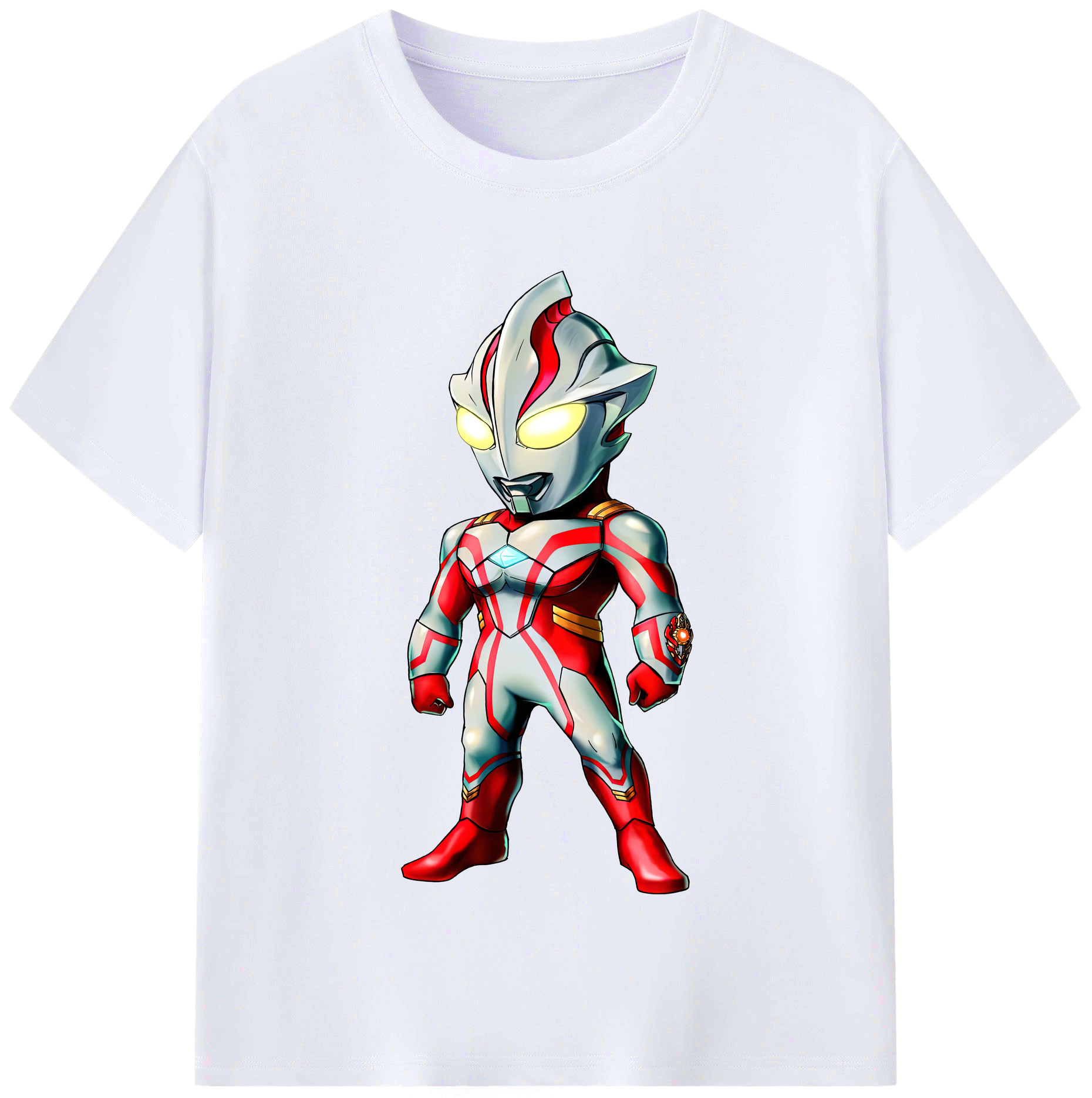 （画像用） ウルトラマン Ultraman レディースカジュアルプリントTシャツ（綿100％）