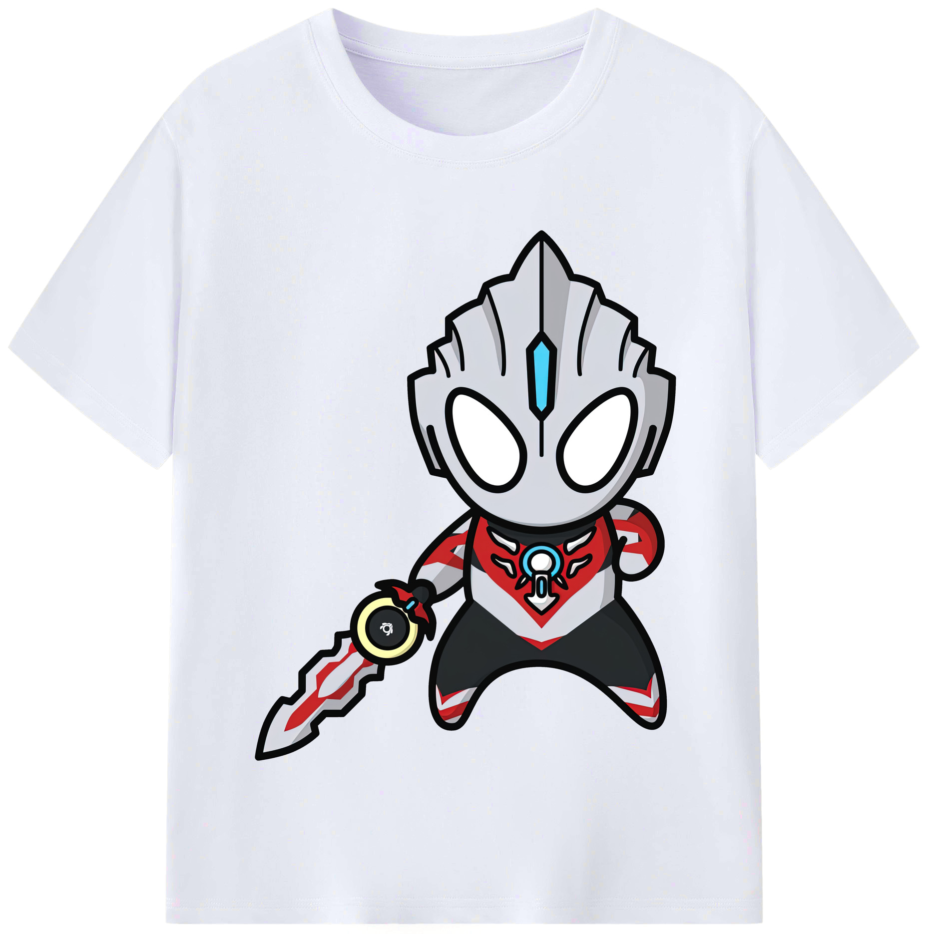 （画像用） ウルトラマン Ultraman レディースカジュアルプリントTシャツ（綿100％）