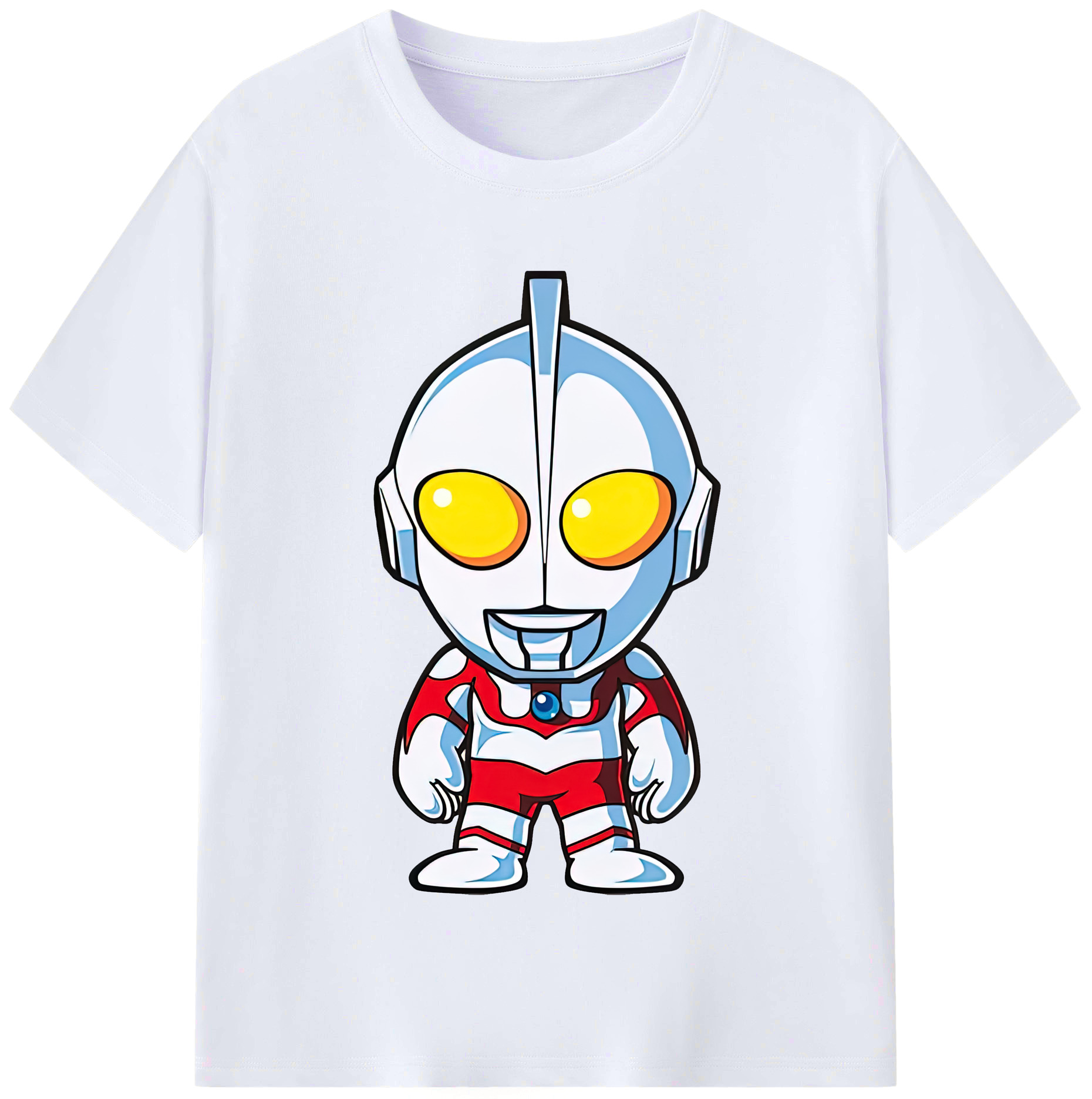 （画像用） ウルトラマン Ultraman レディースカジュアルプリントTシャツ（綿100％）