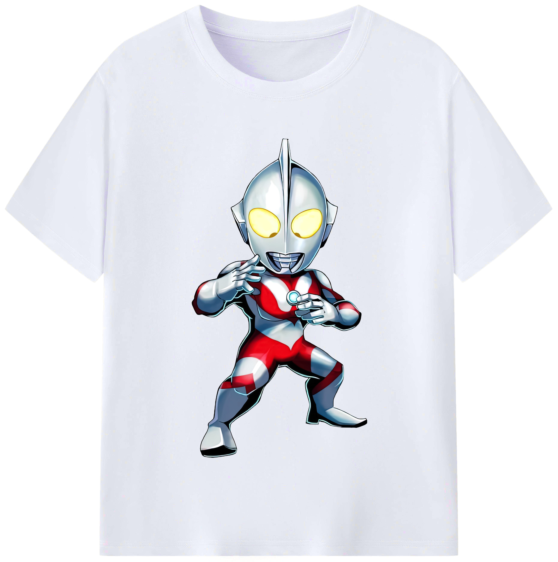 （画像用） ウルトラマン Ultraman レディースカジュアルプリントTシャツ（綿100％）