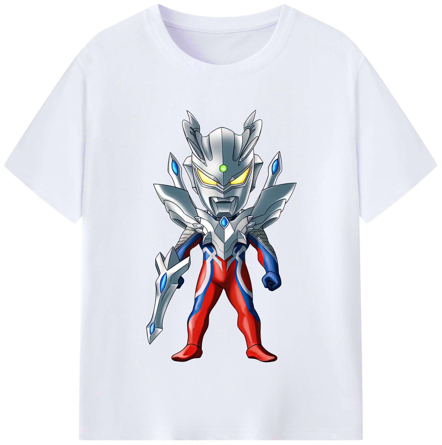 （画像用） ウルトラマン Ultraman レディースカジュアルプリントTシャツ（綿100％）