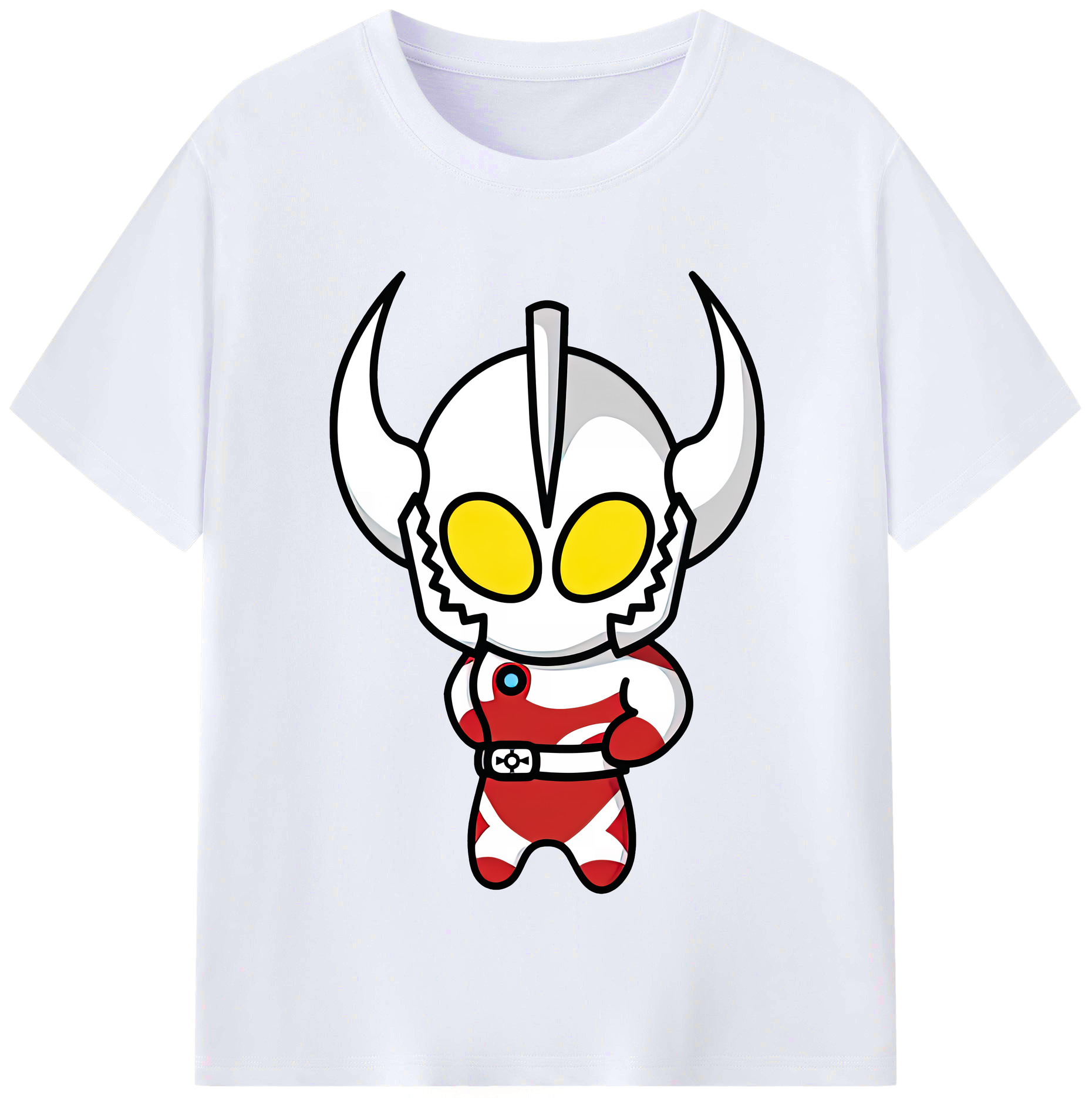 （画像用） ウルトラマン Ultraman レディースカジュアルプリントTシャツ（綿100％）