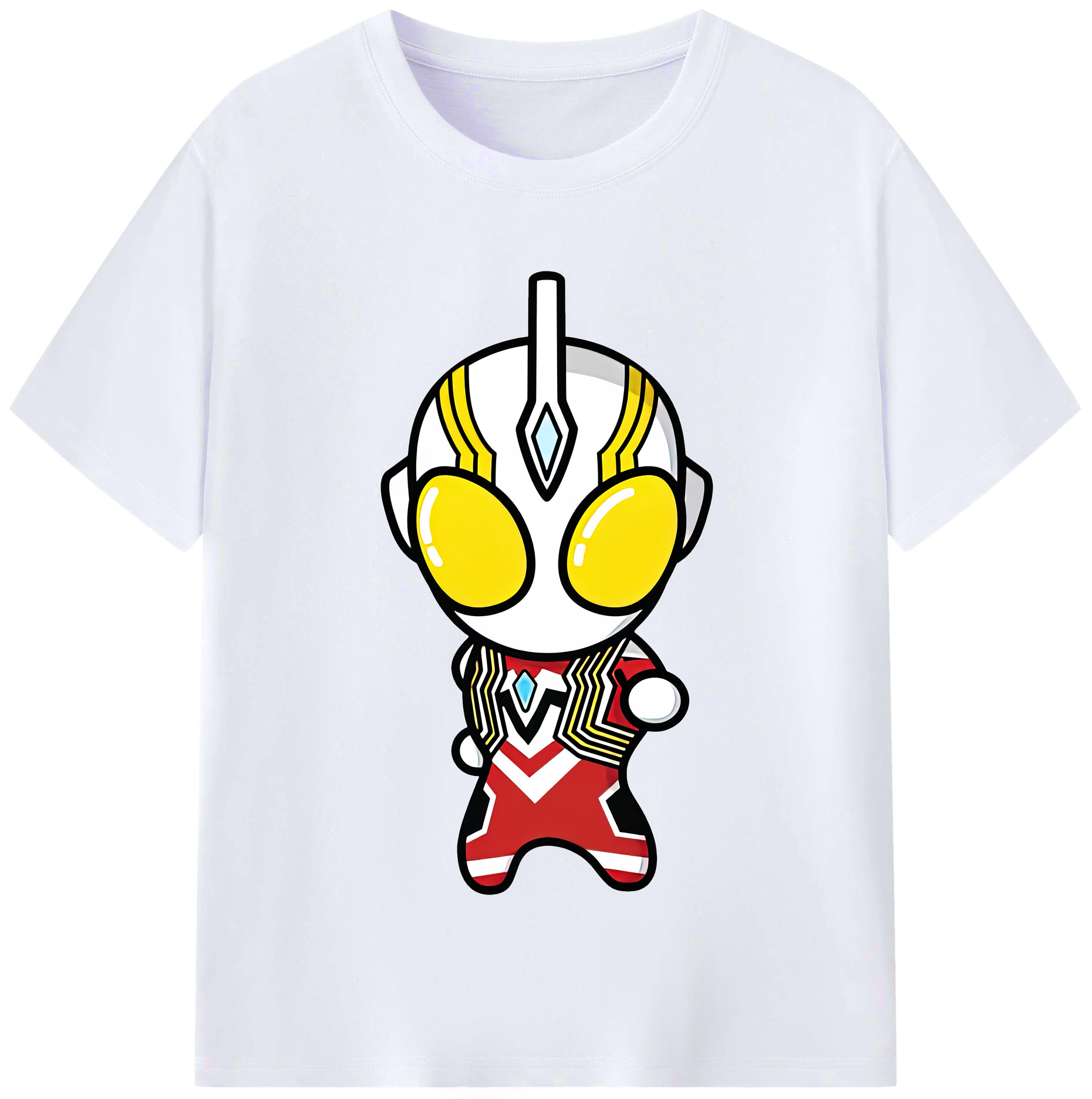 （画像用） ウルトラマン Ultraman レディースカジュアルプリントTシャツ（綿100％）