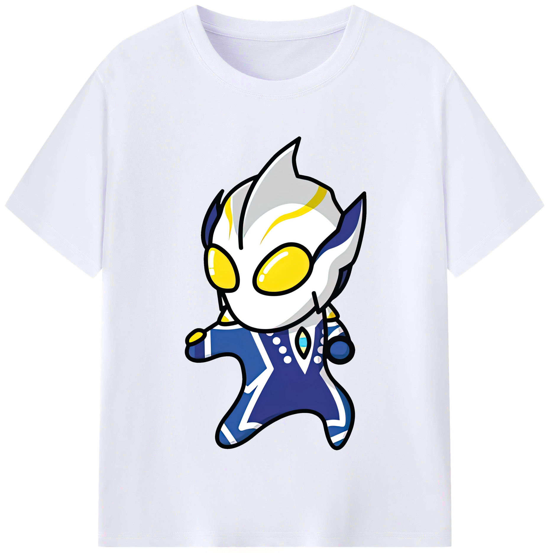 （画像用） ウルトラマン Ultraman レディースカジュアルプリントTシャツ（綿100％）