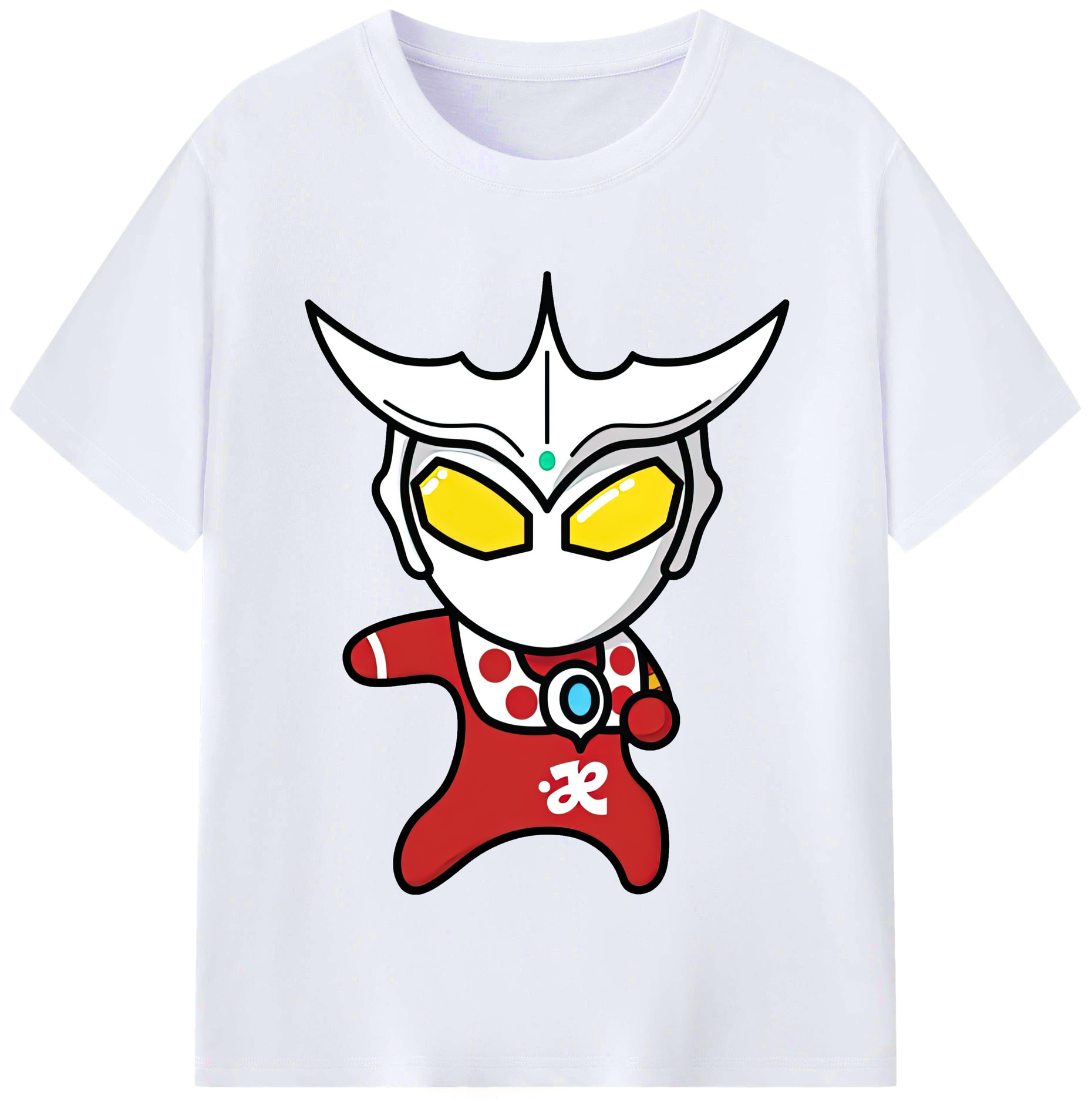 （画像用） ウルトラマン Ultraman レディースカジュアルプリントTシャツ（綿100％）