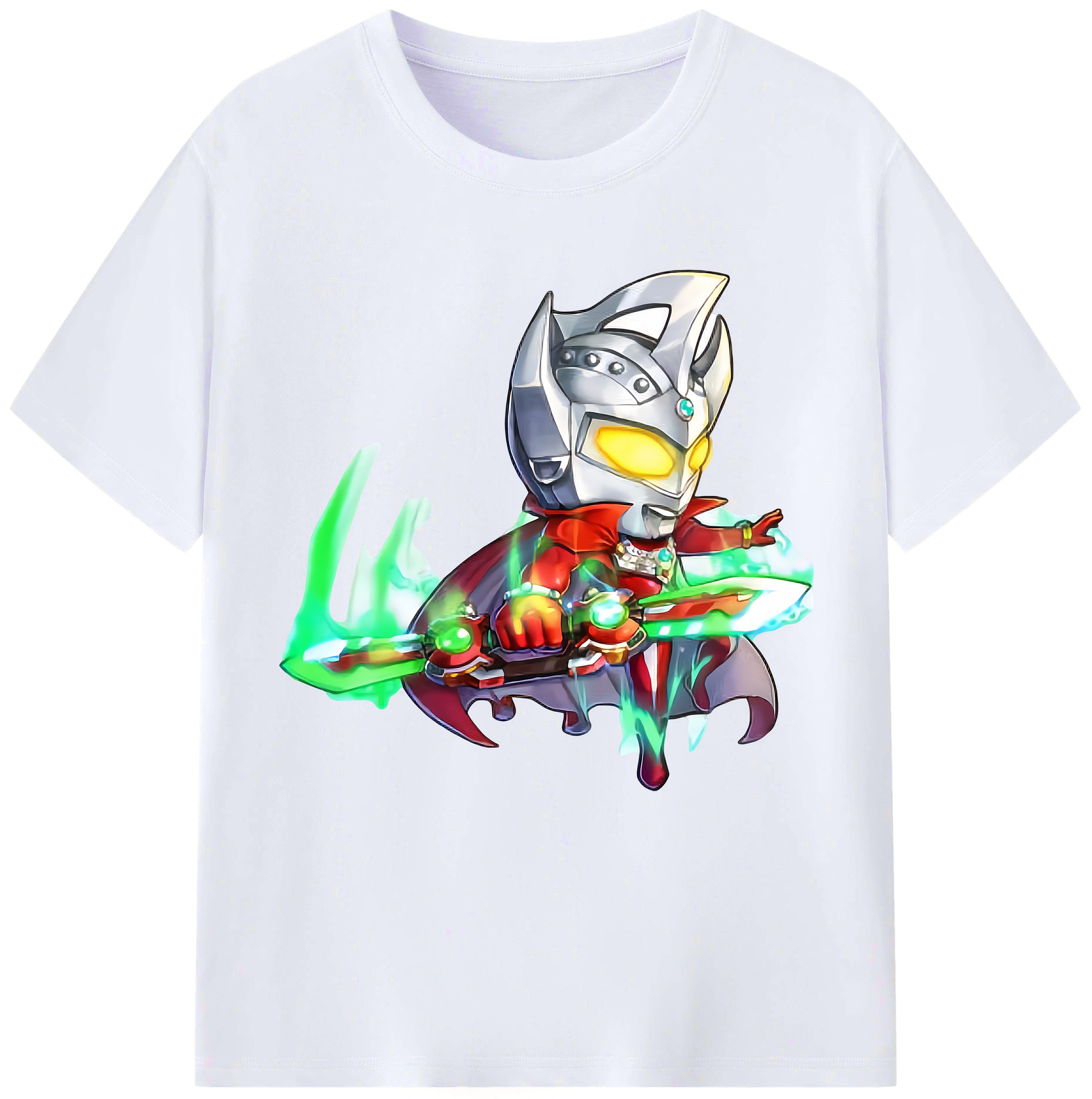 （画像用） ウルトラマン Ultraman レディースカジュアルプリントTシャツ（綿100％）