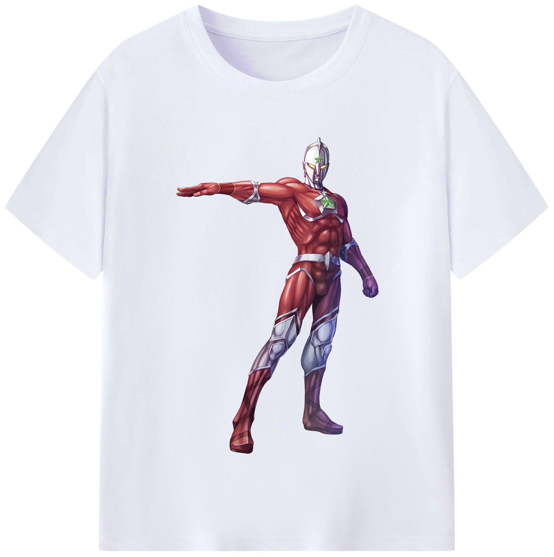 （画像用） ウルトラマン Ultraman レディースカジュアルプリントTシャツ（綿100％）