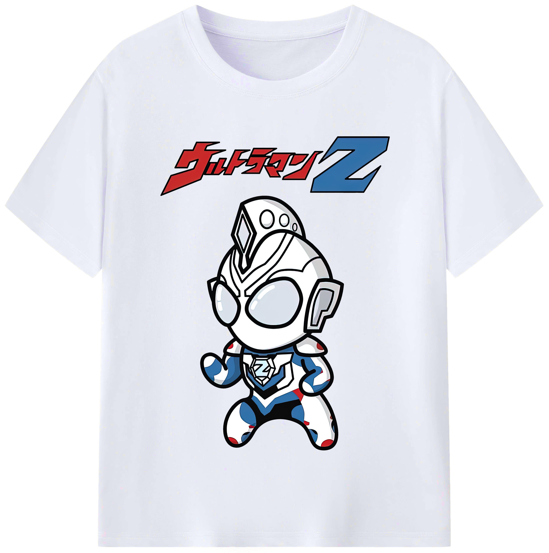 （画像用） ウルトラマン Ultraman レディースカジュアルプリントTシャツ（綿100％）