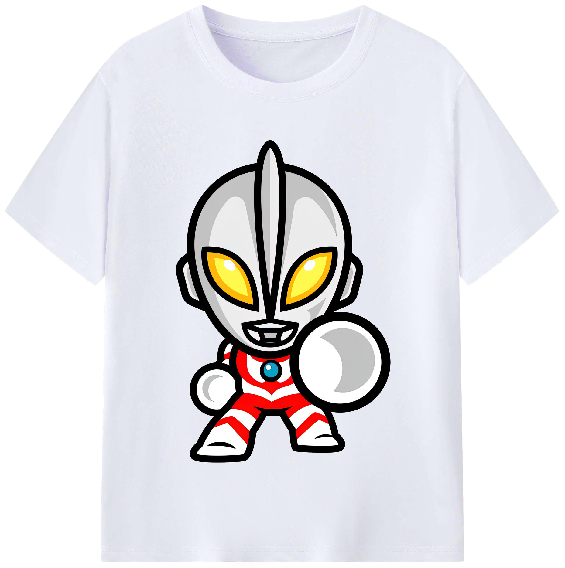 （画像用） ウルトラマン Ultraman レディースカジュアルプリントTシャツ（綿100％）