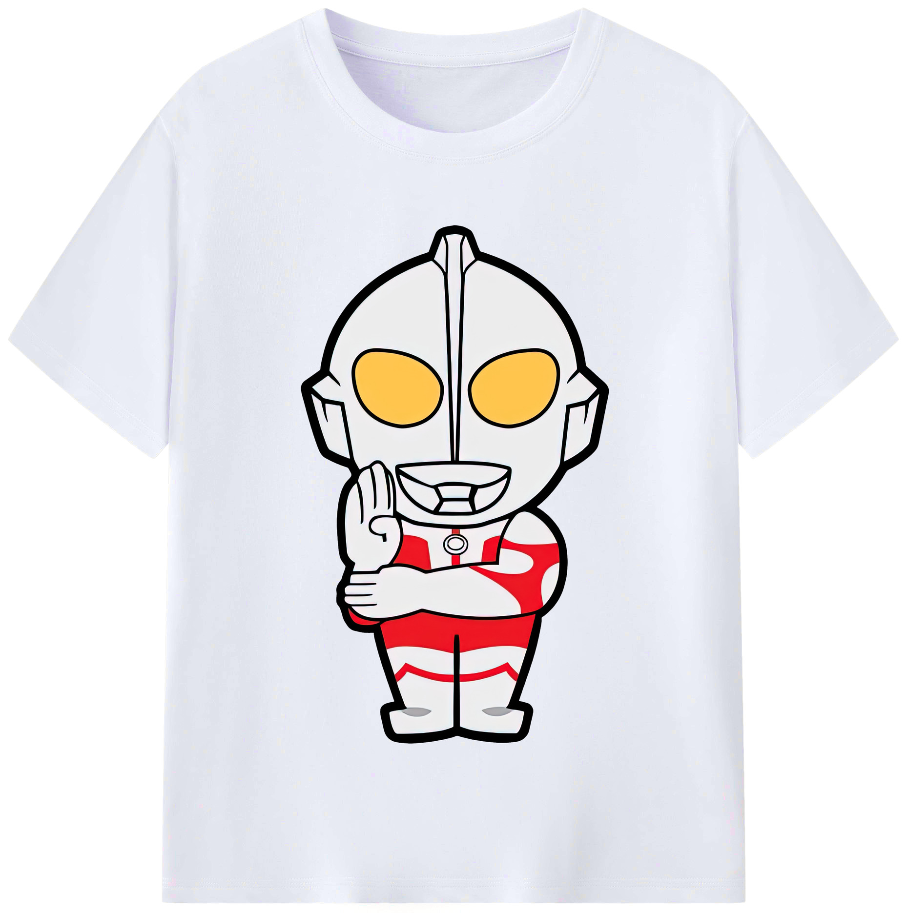 （画像用） ウルトラマン Ultraman レディースカジュアルプリントTシャツ（綿100％）