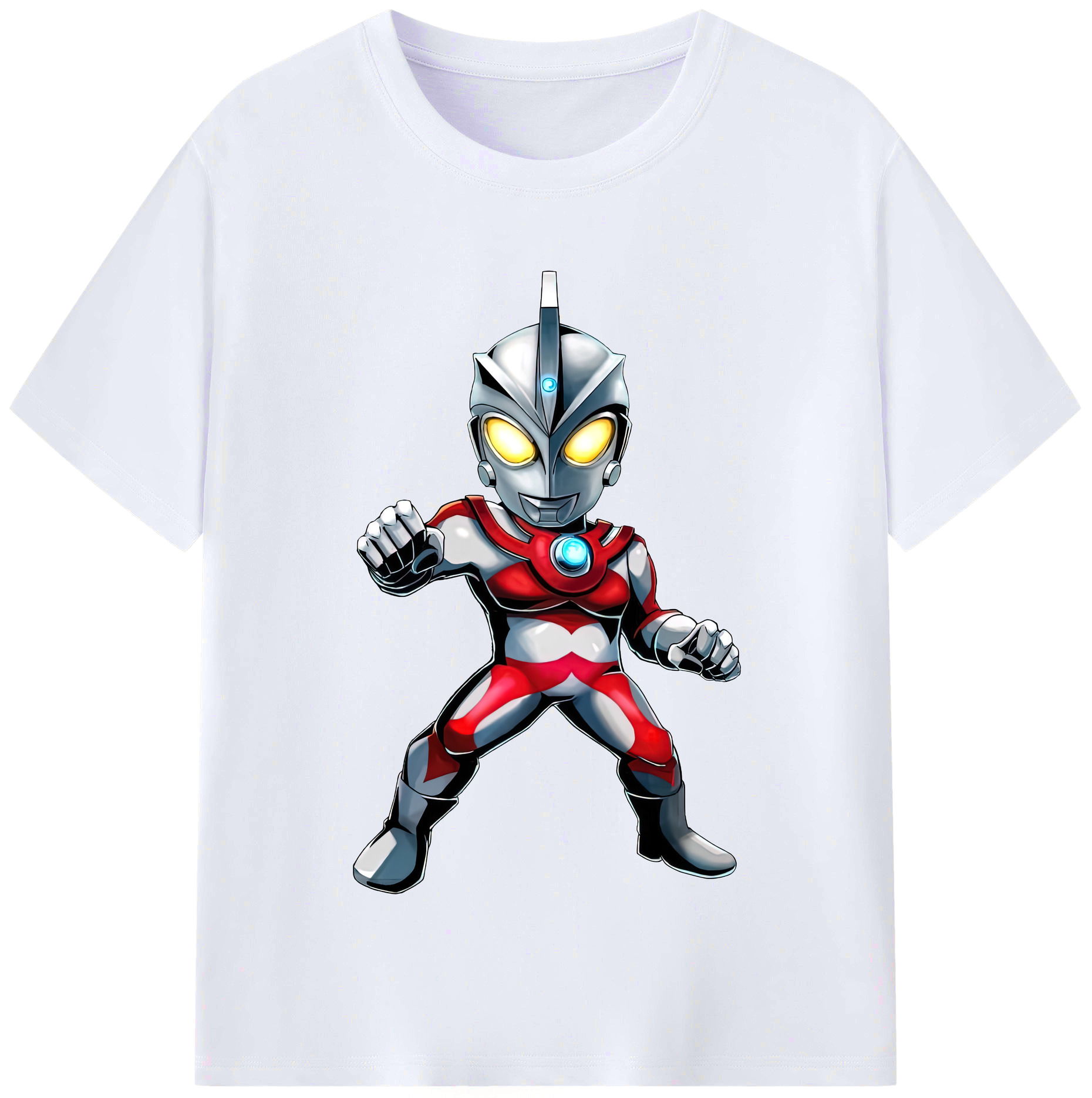 （画像用） ウルトラマン Ultraman レディースカジュアルプリントTシャツ（綿100％）