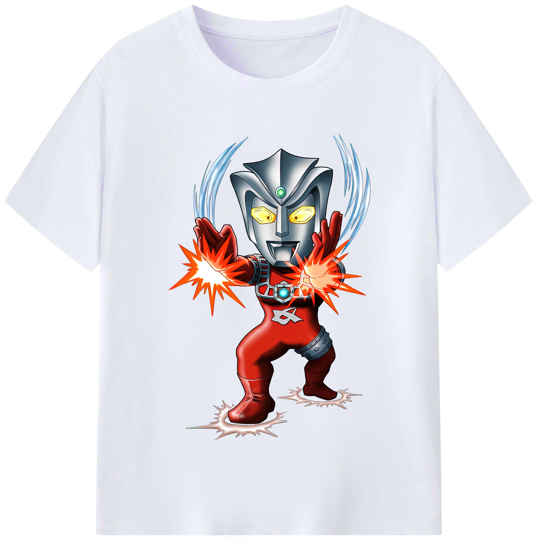 （画像用） ウルトラマン Ultraman レディースカジュアルプリントTシャツ（綿100％）
