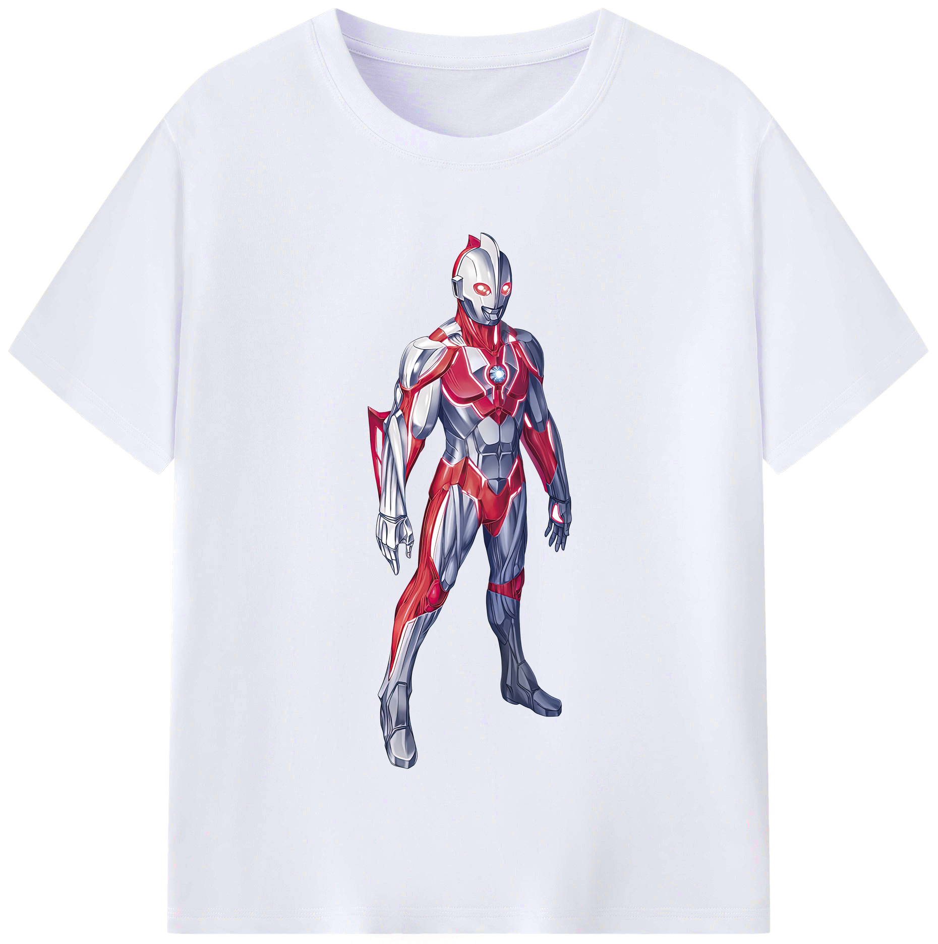 （画像用） ウルトラマン Ultraman レディースカジュアルプリントTシャツ（綿100％）