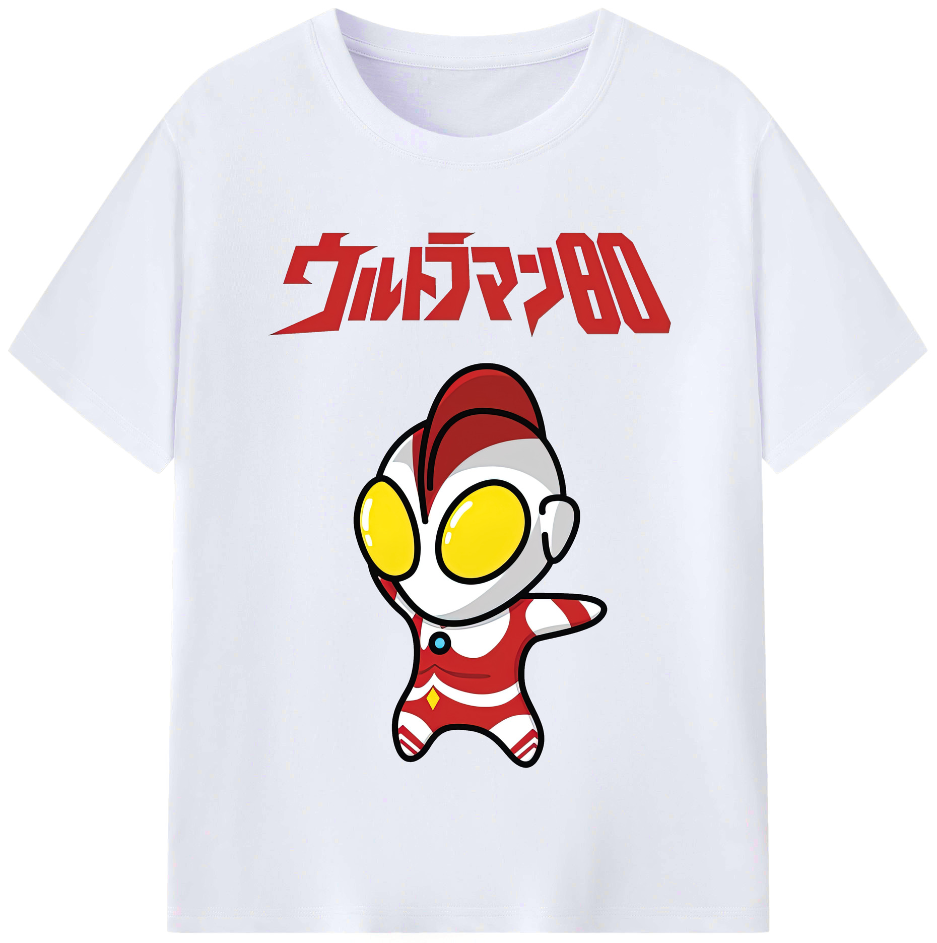 （画像用） ウルトラマン Ultraman レディースカジュアルプリントTシャツ（綿100％）