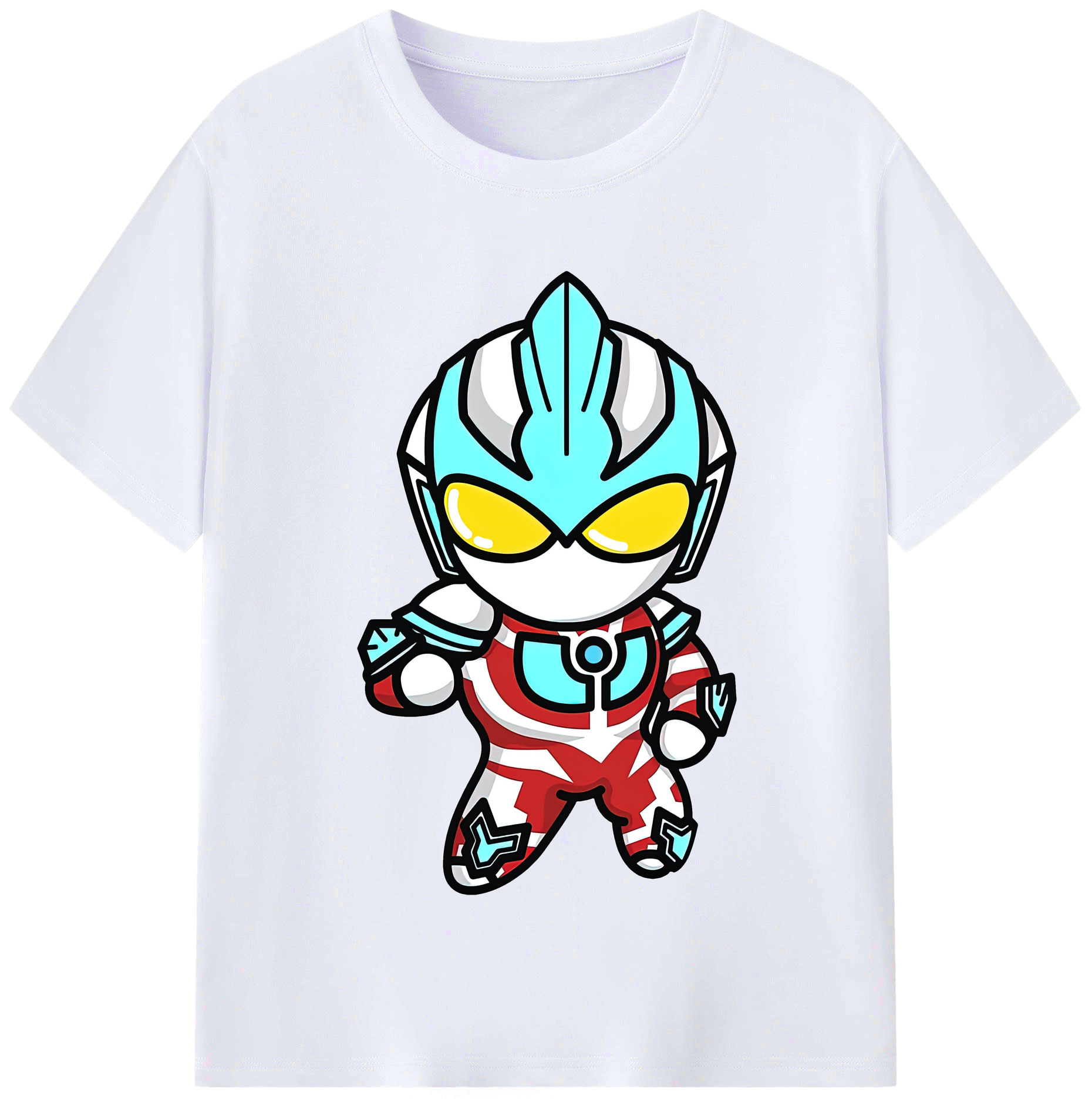 （画像用） ウルトラマン Ultraman レディースカジュアルプリントTシャツ（綿100％）