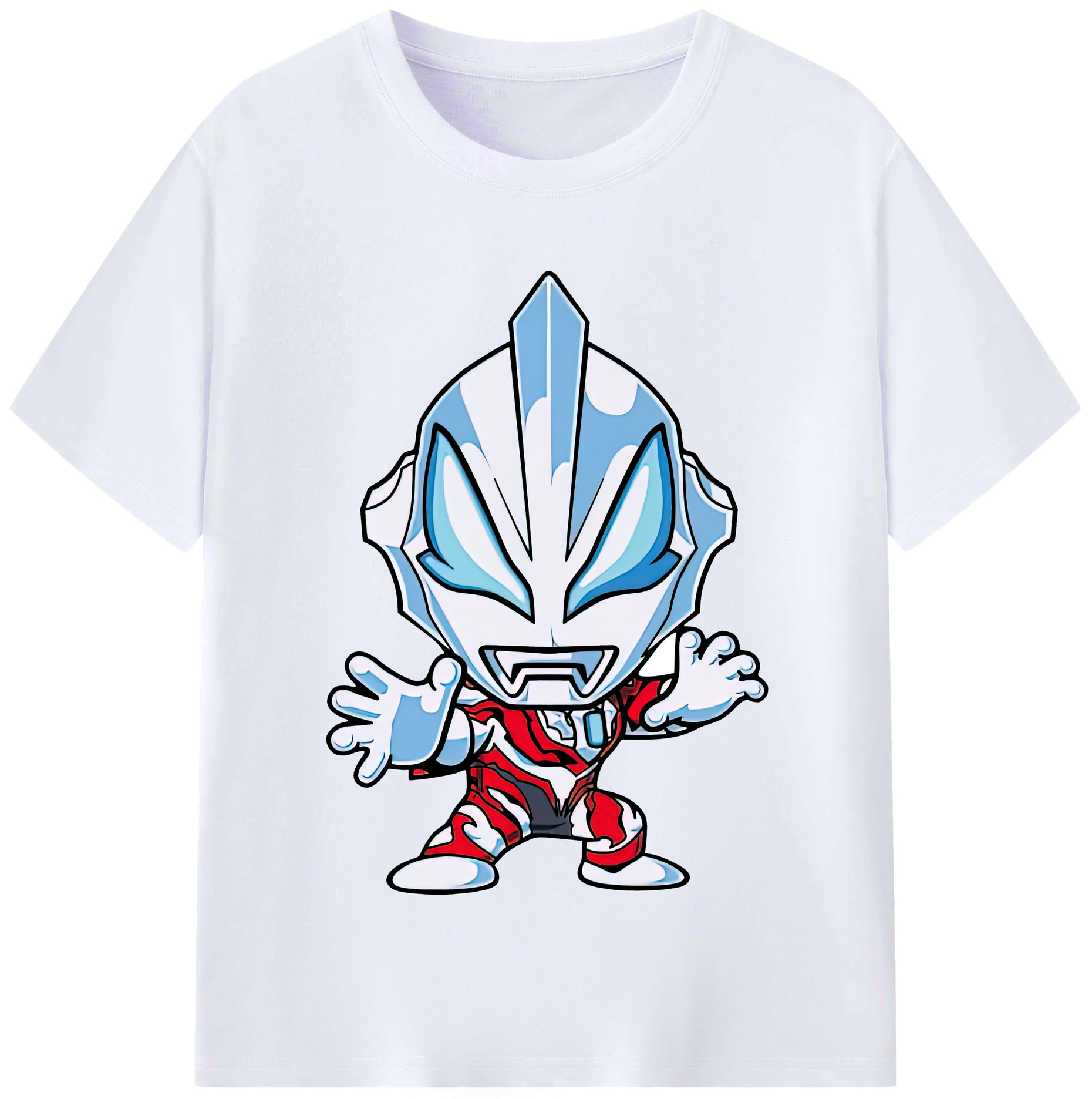 （画像用） ウルトラマン Ultraman レディースカジュアルプリントTシャツ（綿100％）