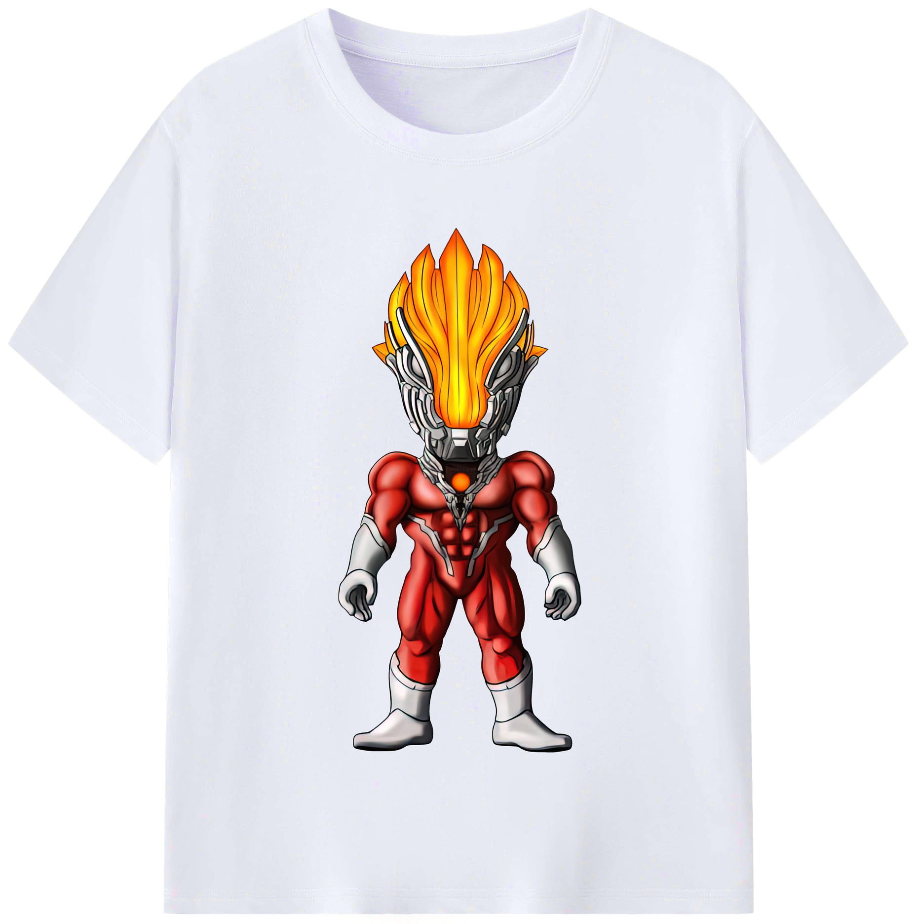（画像用） ウルトラマン Ultraman レディースカジュアルプリントTシャツ（綿100％）