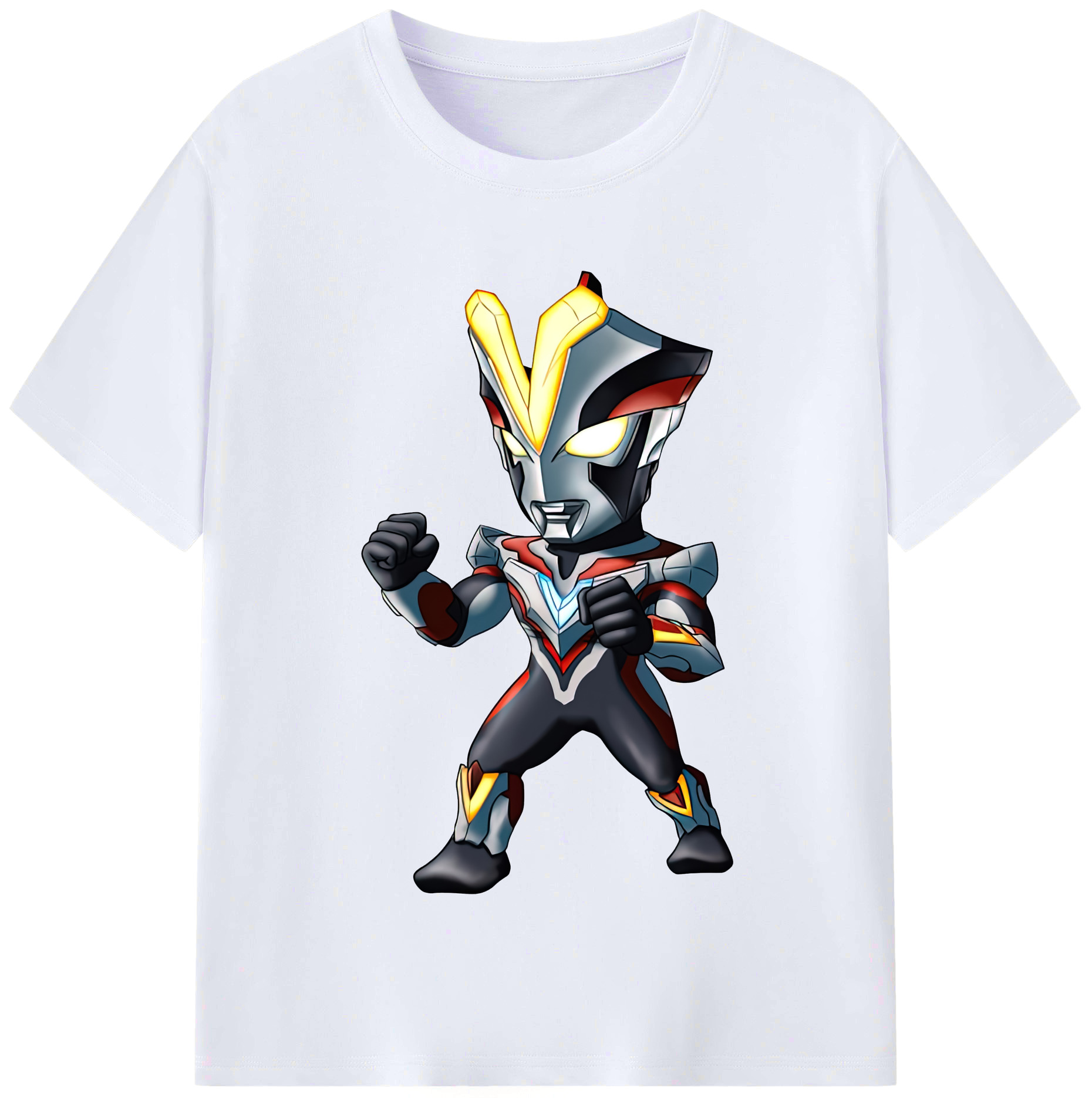 （画像用） ウルトラマン Ultraman レディースカジュアルプリントTシャツ（綿100％）