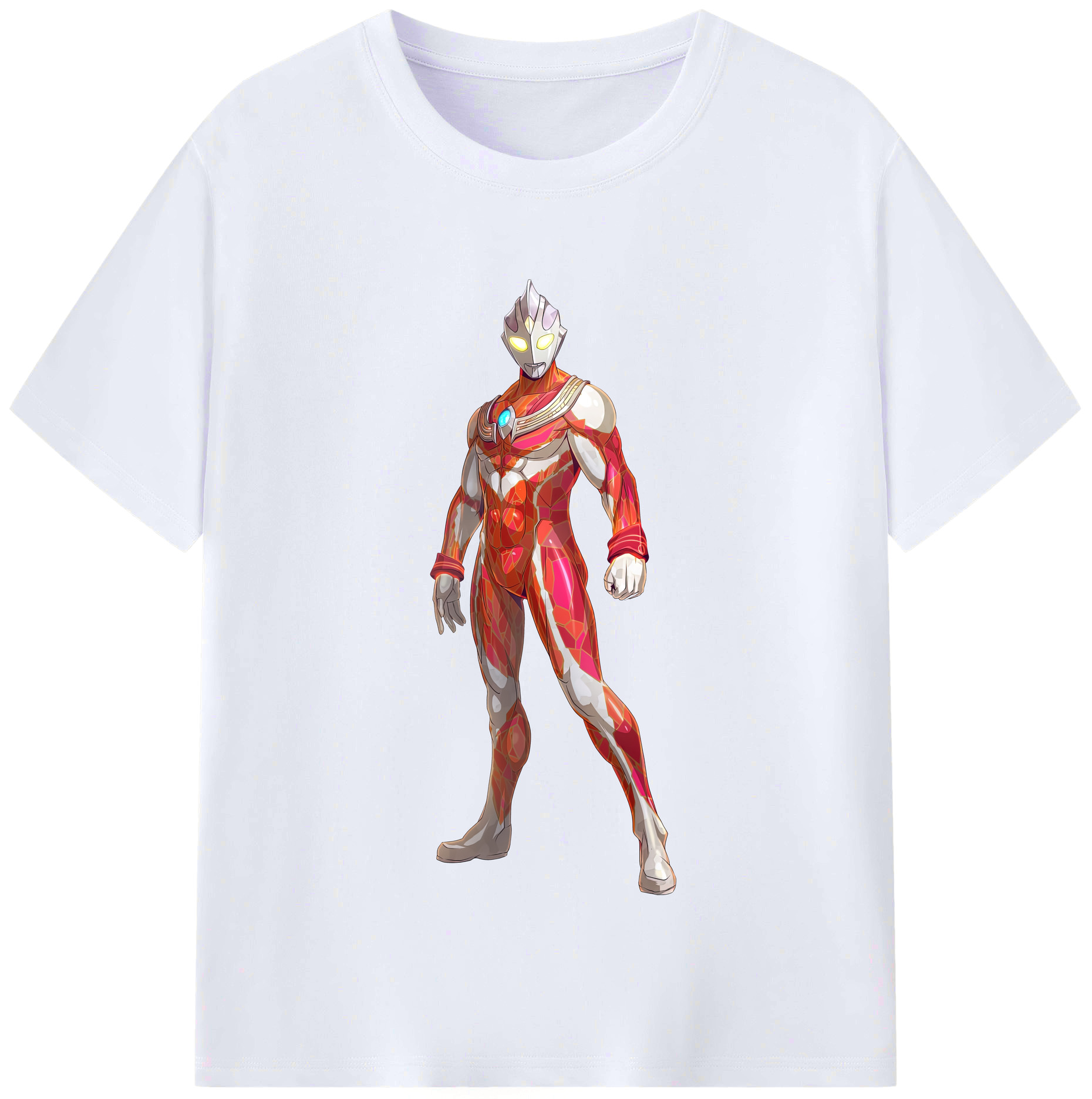 （画像用） ウルトラマン Ultraman レディースカジュアルプリントTシャツ（綿100％）