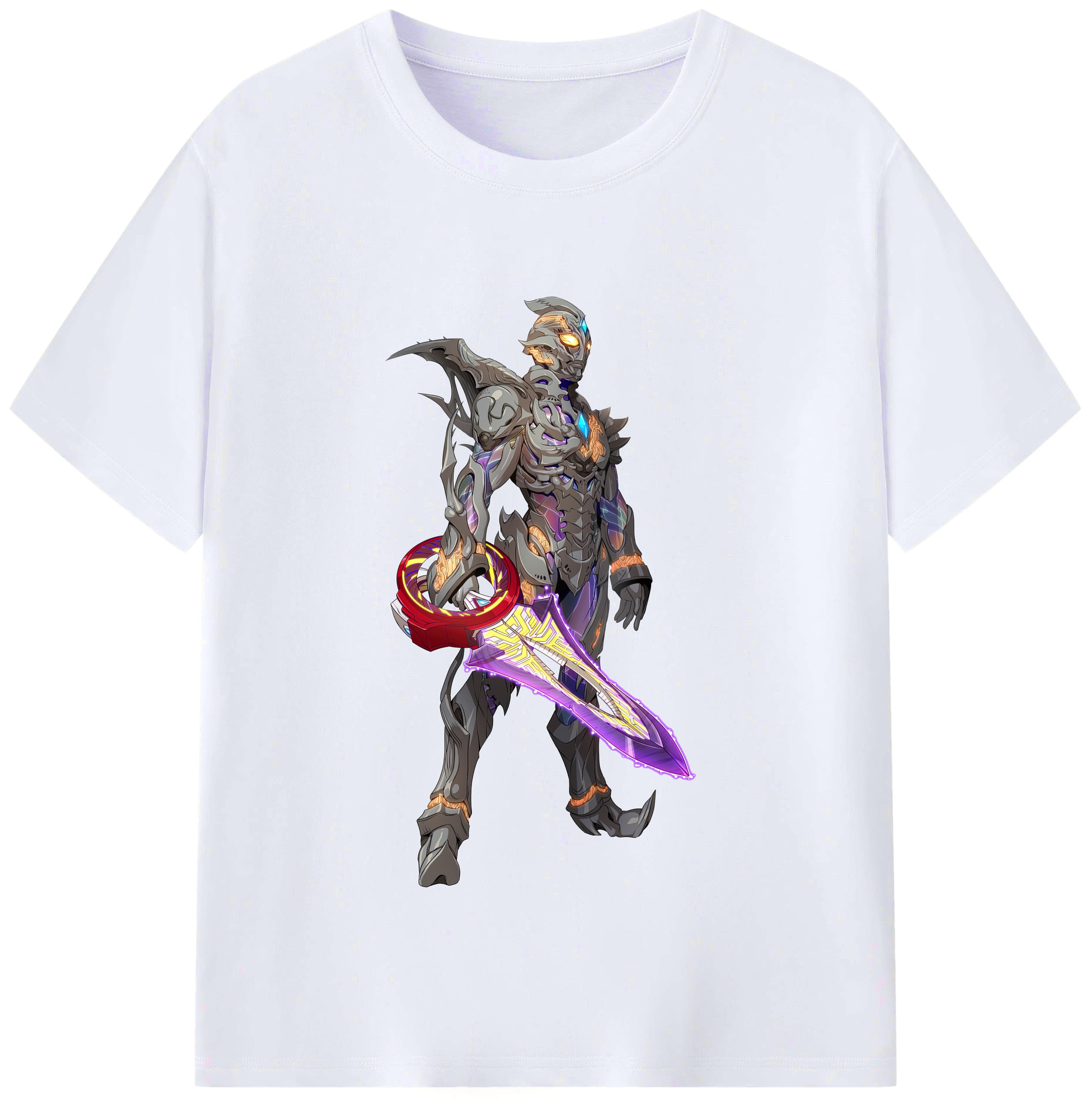 （画像用） ウルトラマン Ultraman レディースカジュアルプリントTシャツ（綿100％）