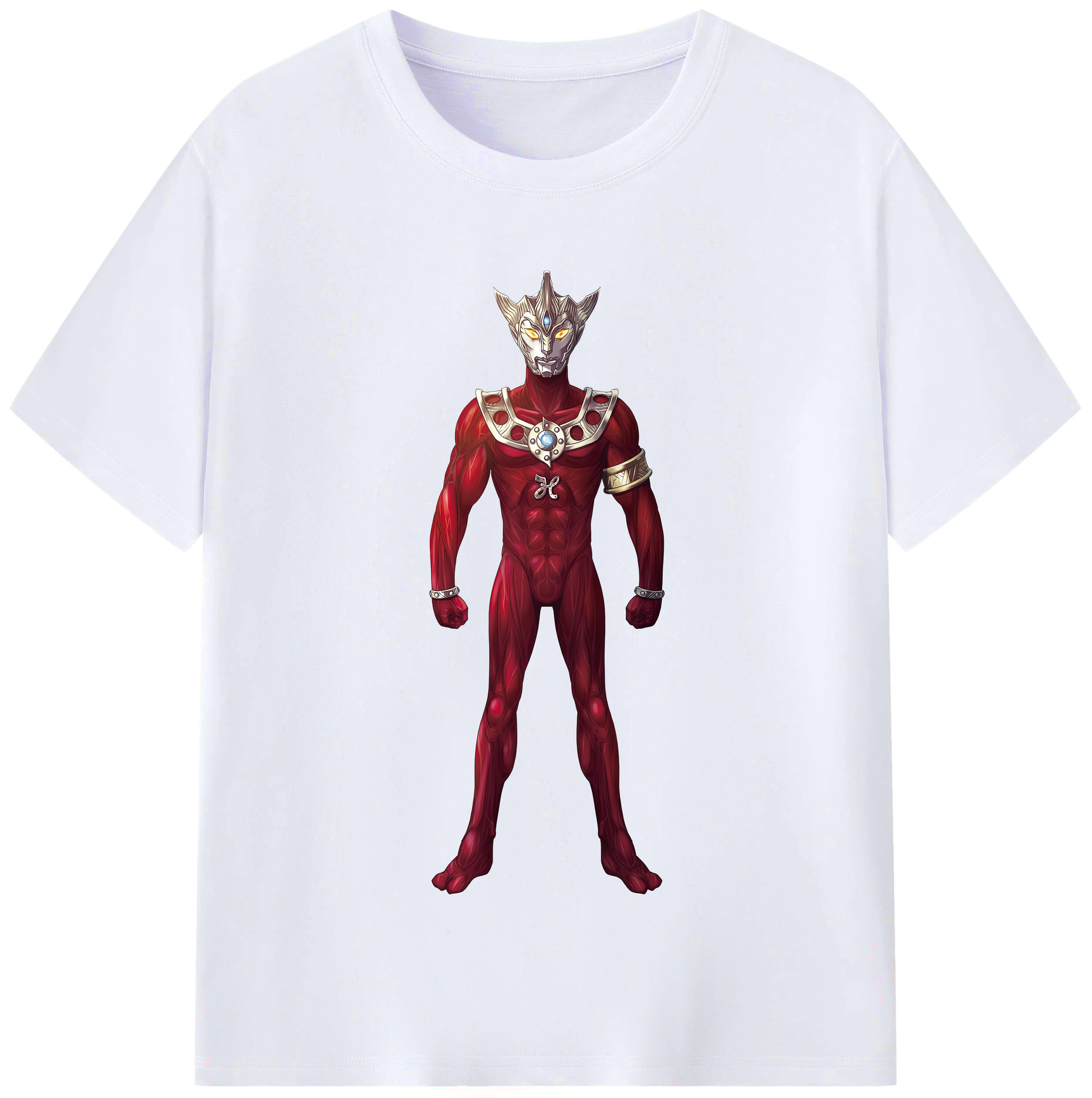 （画像用） ウルトラマン Ultraman レディースカジュアルプリントTシャツ（綿100％）