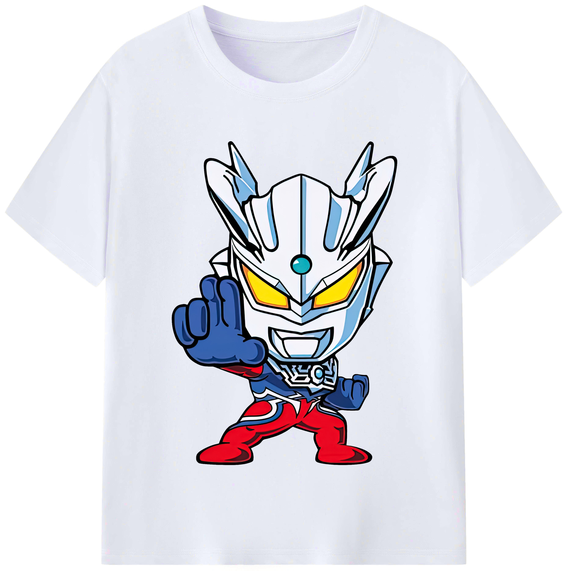 （画像用） ウルトラマン Ultraman レディースカジュアルプリントTシャツ（綿100％）