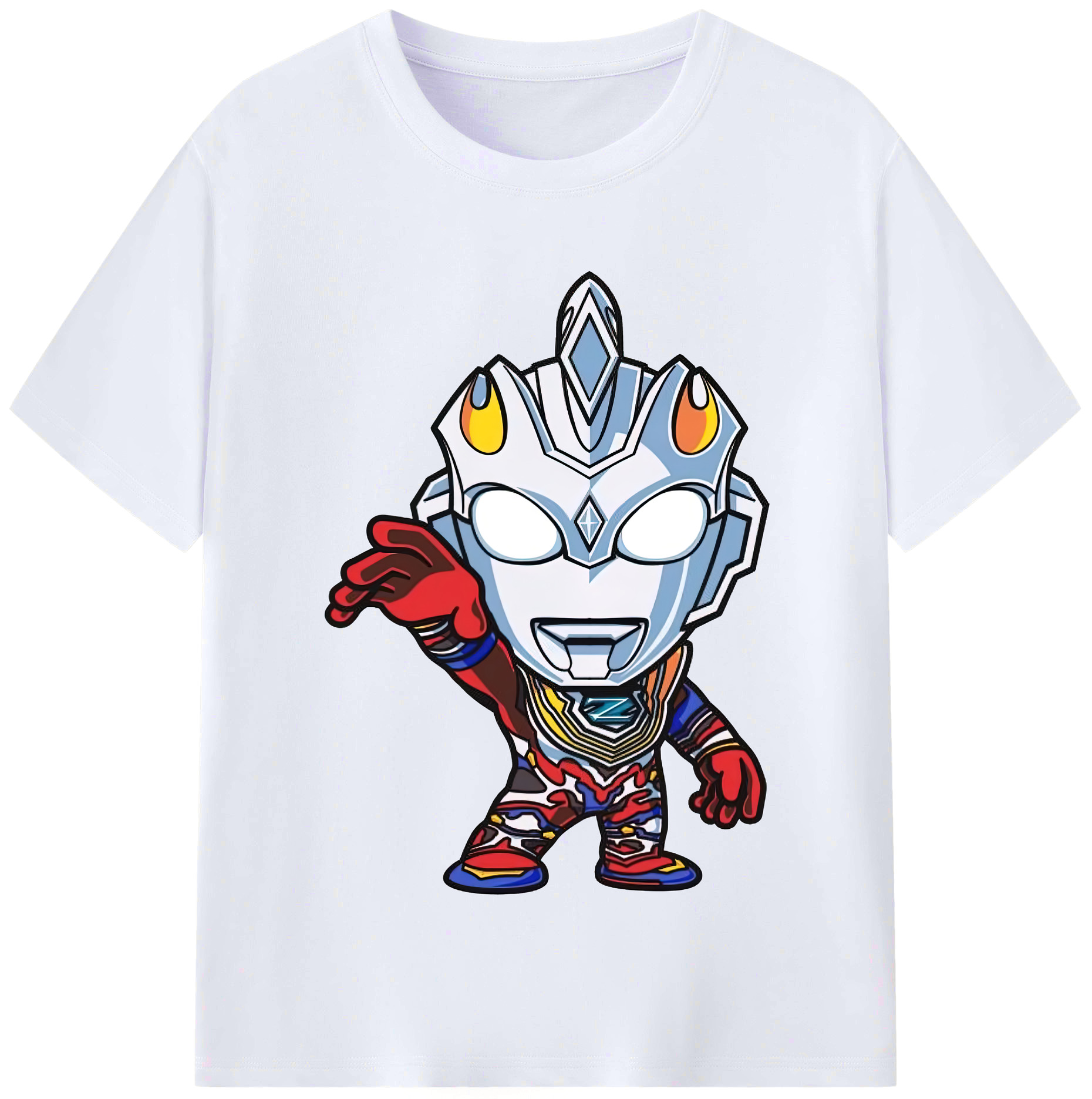 （画像用） ウルトラマン Ultraman レディースカジュアルプリントTシャツ（綿100％）